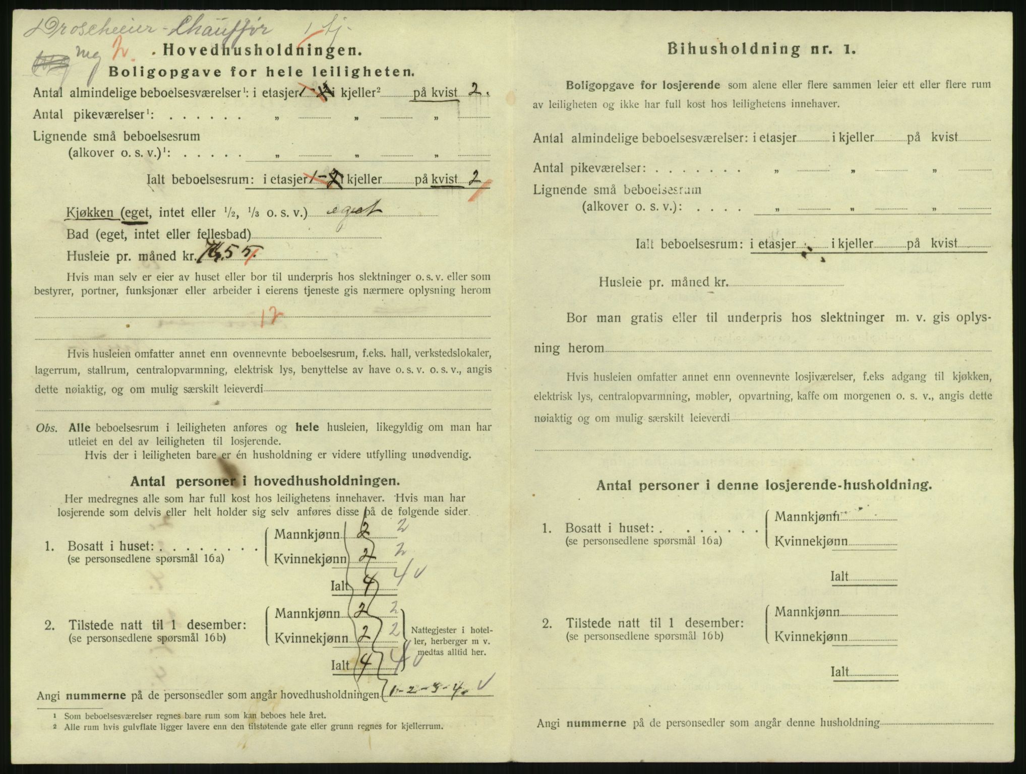 SAKO, 1920 census for Hønefoss, 1920, p. 1829