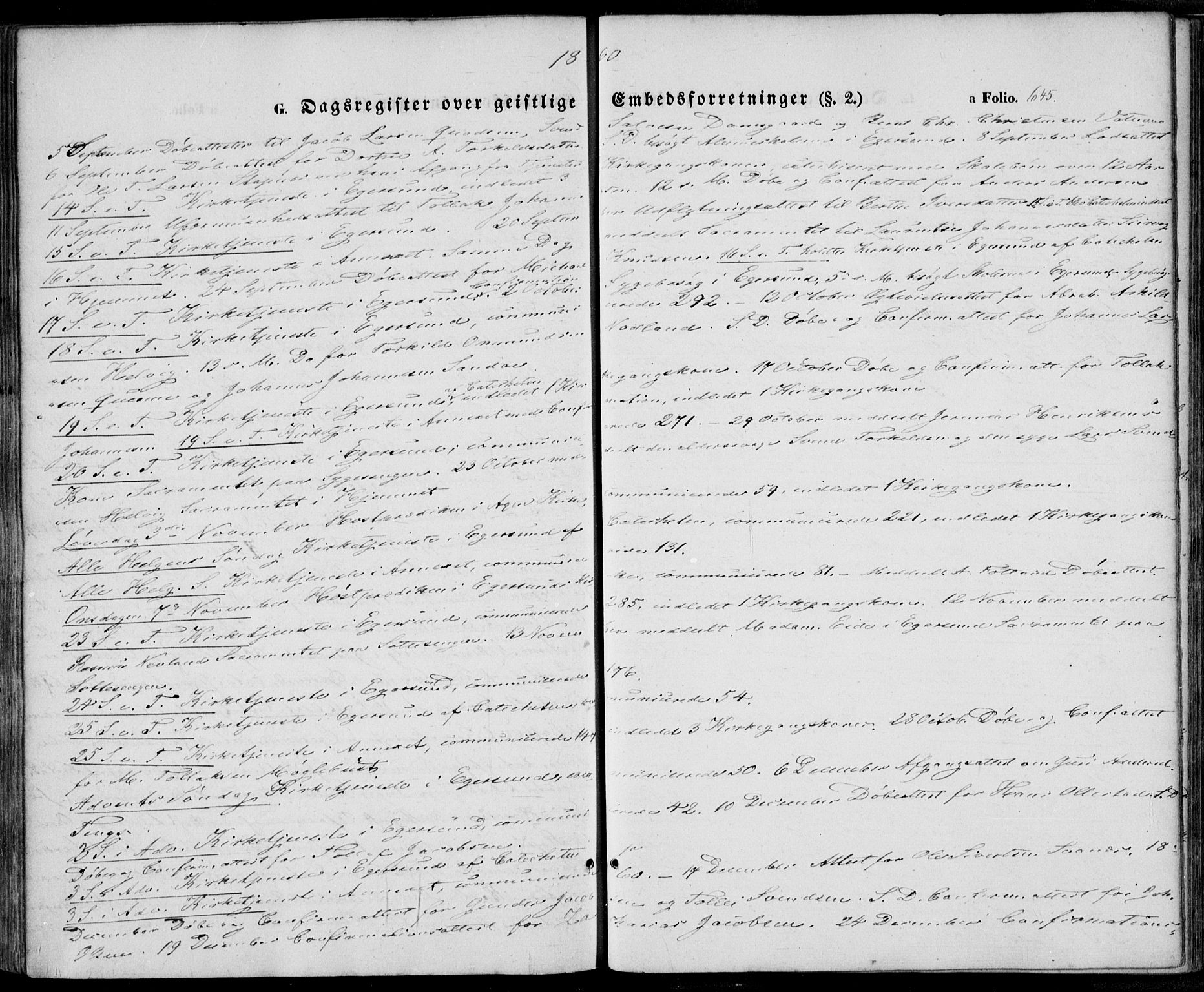 Eigersund sokneprestkontor, SAST/A-101807/S08/L0013: Parish register (official) no. A 12.2, 1850-1865, p. 645