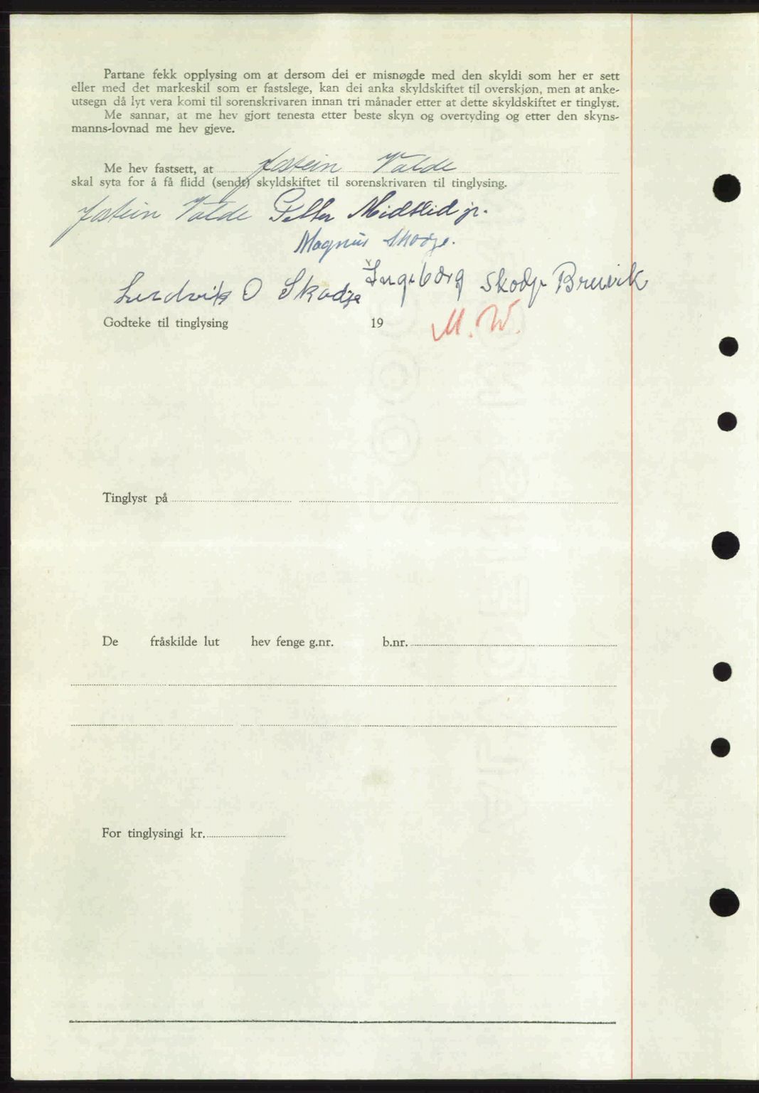 Nordre Sunnmøre sorenskriveri, SAT/A-0006/1/2/2C/2Ca: Mortgage book no. A36, 1950-1950, Diary no: : 2777/1950