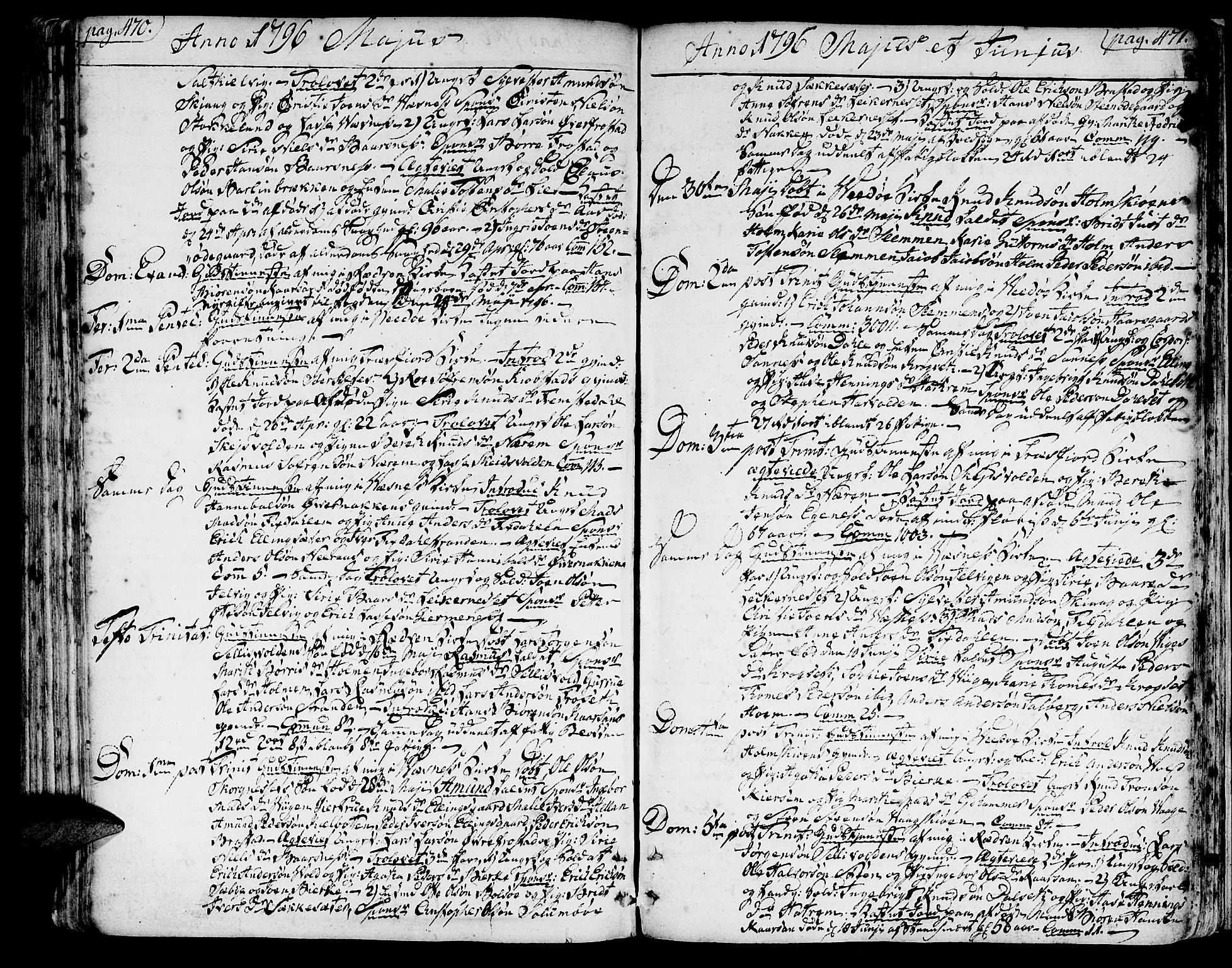 Ministerialprotokoller, klokkerbøker og fødselsregistre - Møre og Romsdal, AV/SAT-A-1454/547/L0600: Parish register (official) no. 547A02, 1765-1799, p. 470-471