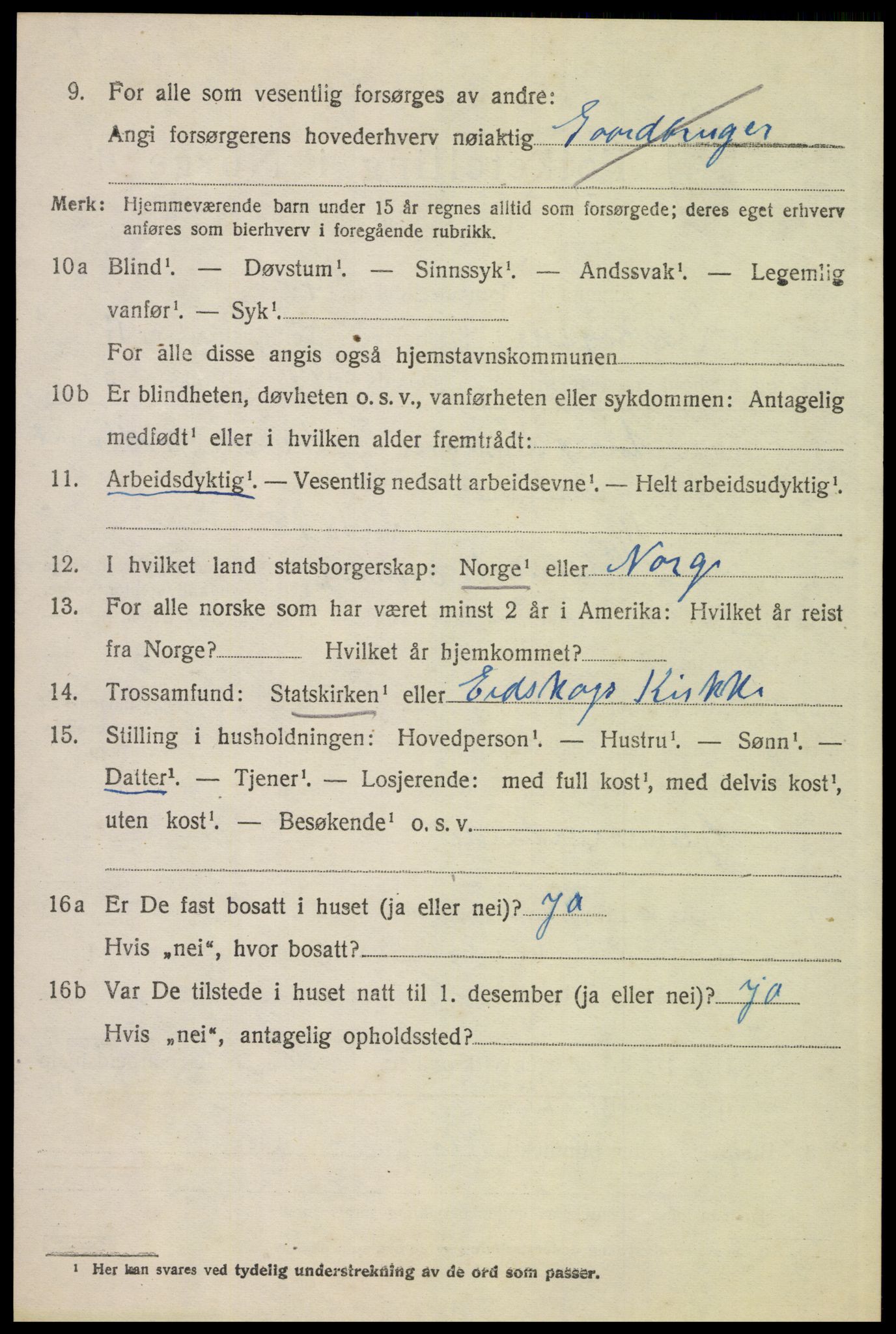 SAH, 1920 census for Eidskog, 1920, p. 11712
