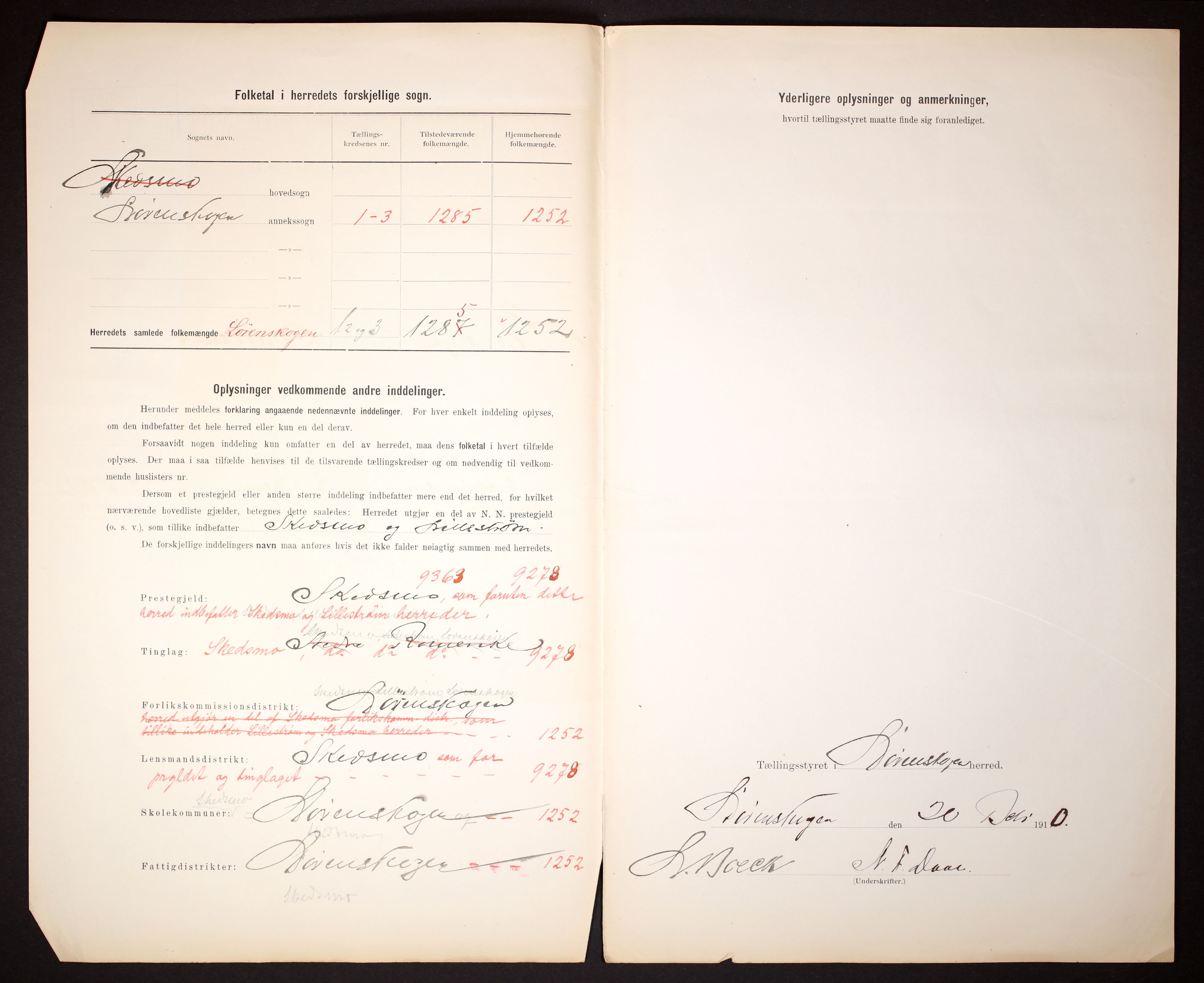 RA, 1910 census for Lørenskog, 1910, p. 3