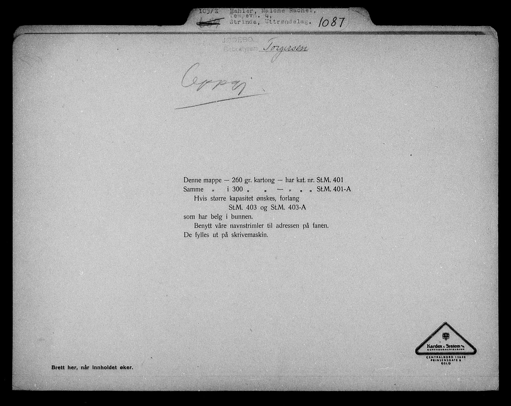 Justisdepartementet, Tilbakeføringskontoret for inndratte formuer, AV/RA-S-1564/H/Hc/Hca/L0903: --, 1945-1947, p. 390