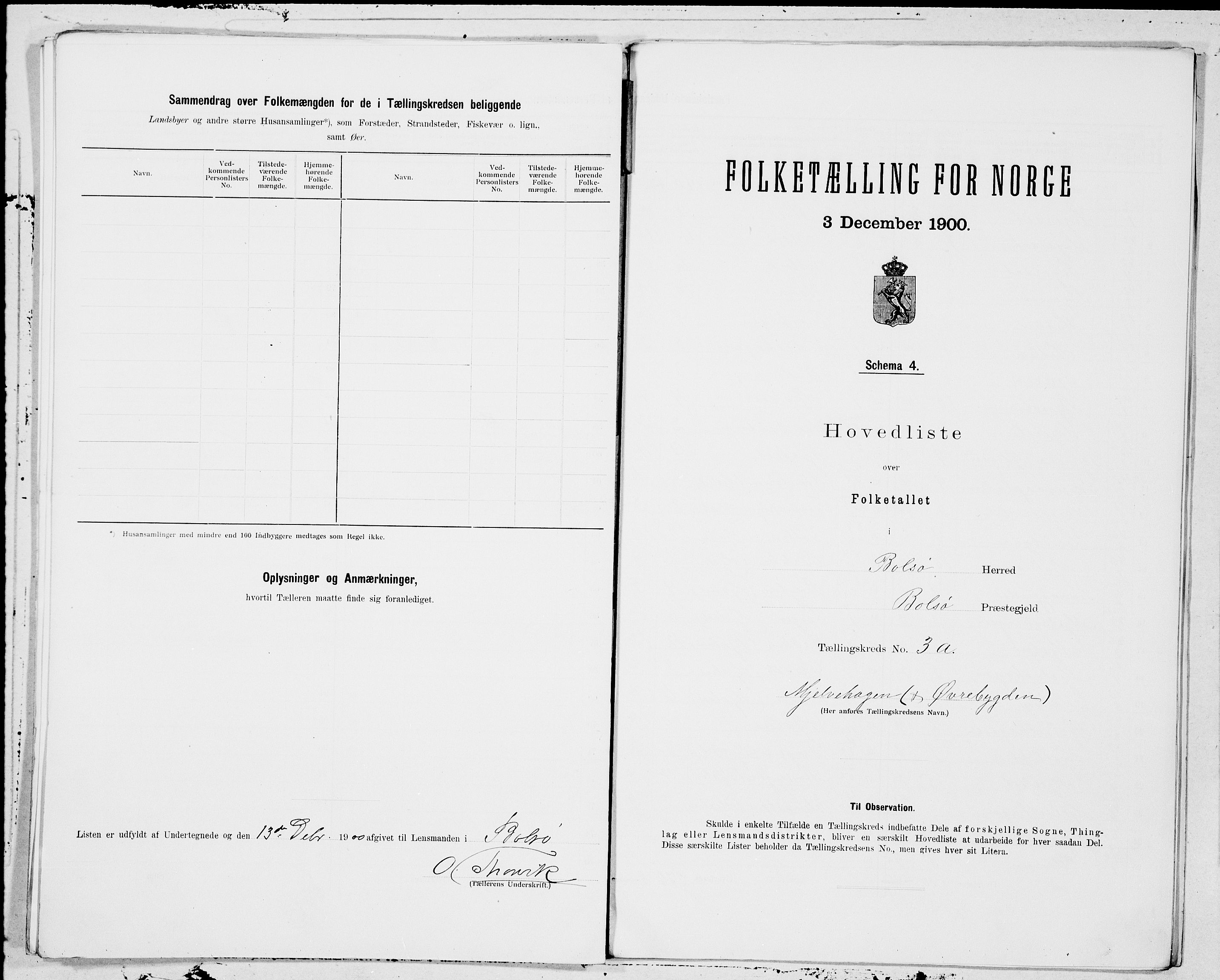 SAT, 1900 census for Bolsøy, 1900, p. 10