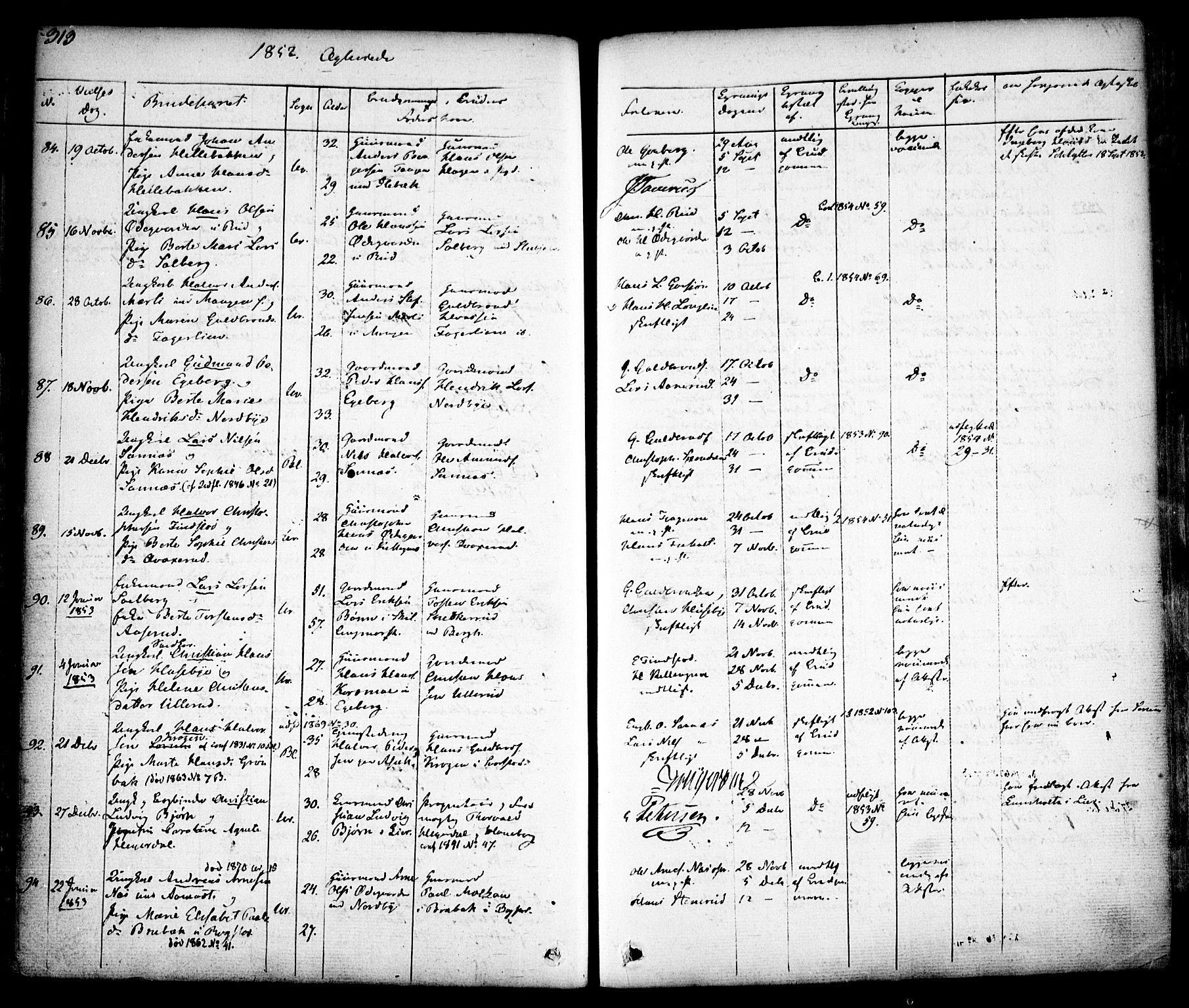 Aurskog prestekontor Kirkebøker, SAO/A-10304a/F/Fa/L0006: Parish register (official) no. I 6, 1829-1853, p. 313