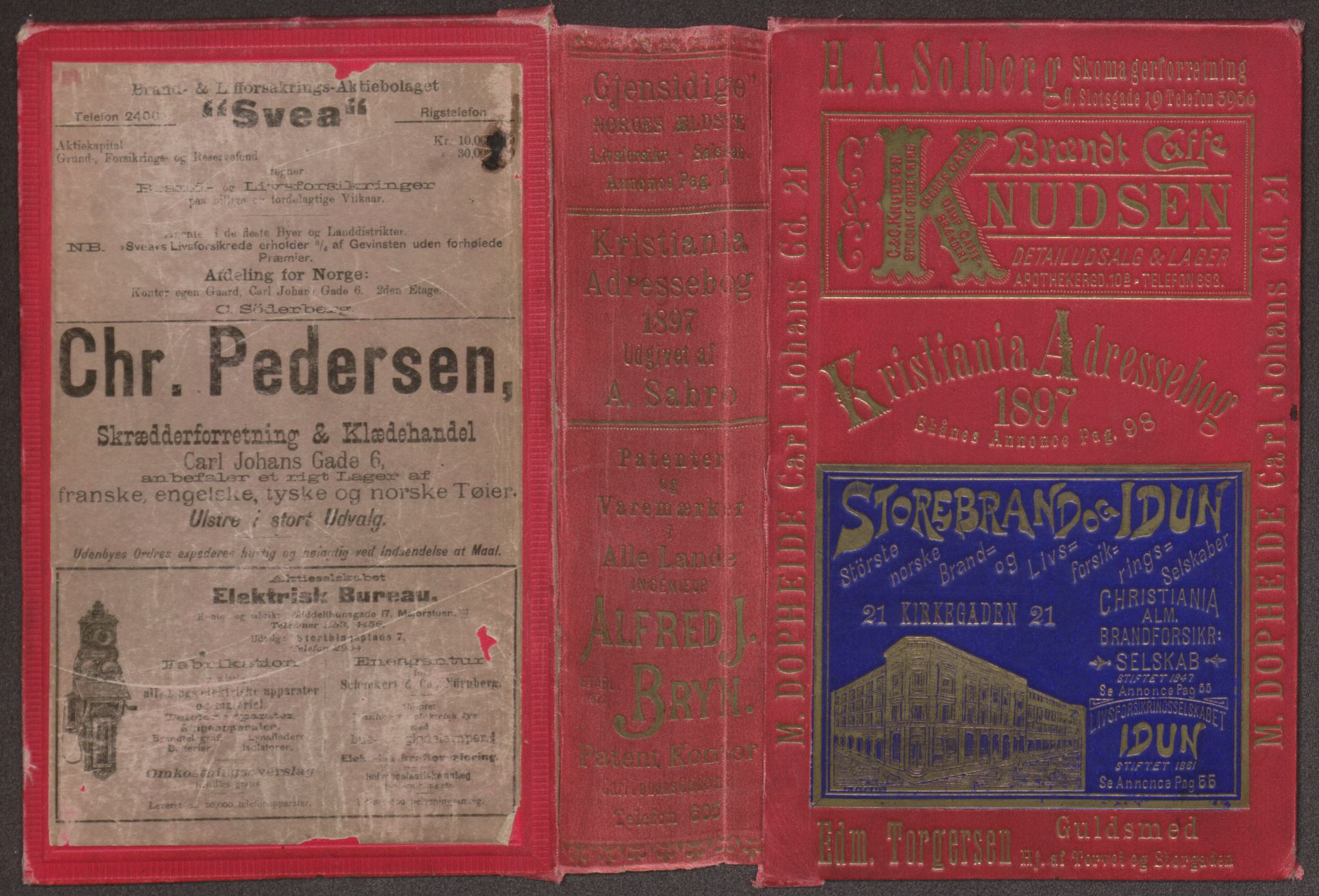 Kristiania/Oslo adressebok, PUBL/-, 1897