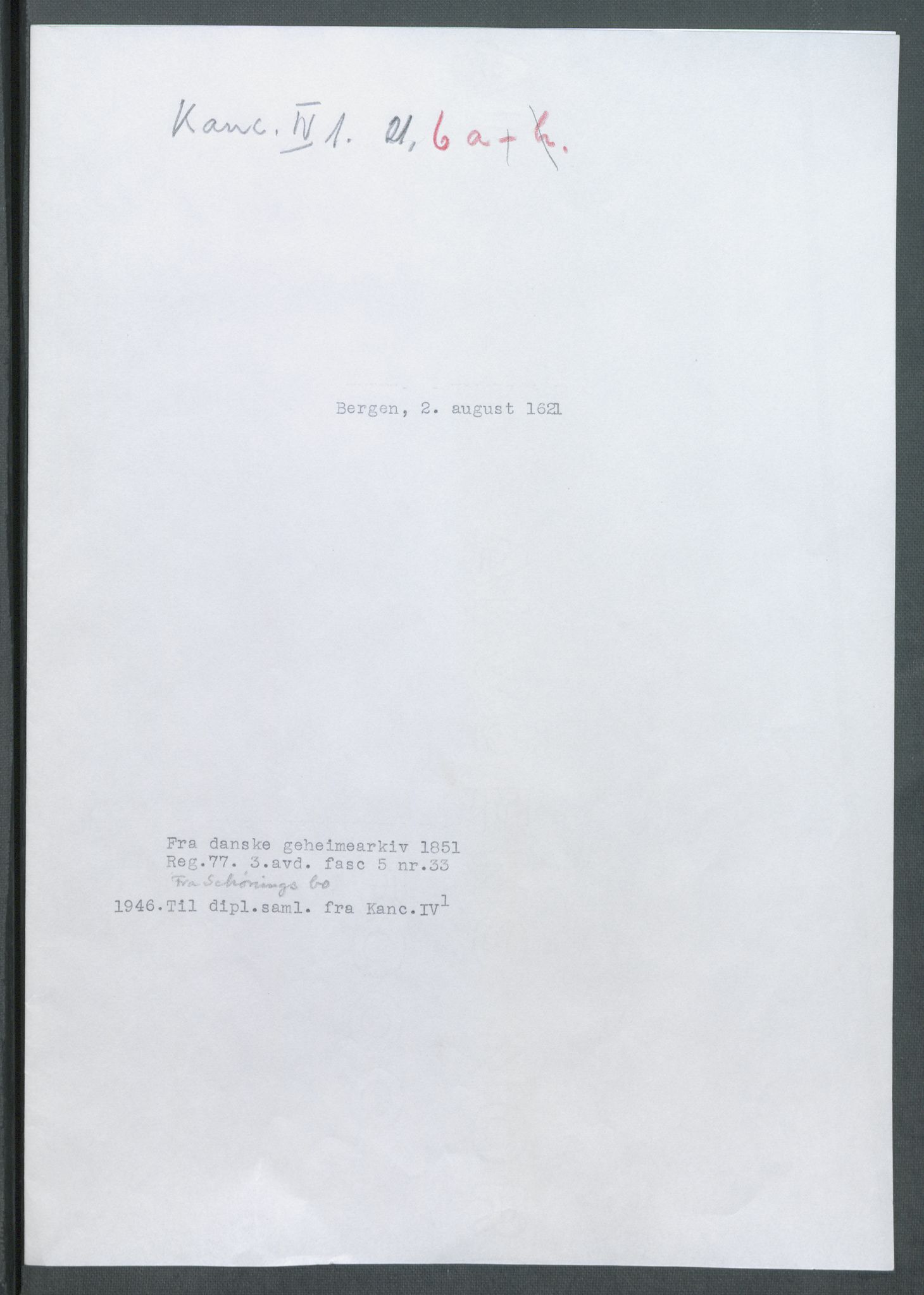 Riksarkivets diplomsamling, RA/EA-5965/F02/L0129b: Dokumenter, 1621, p. 35
