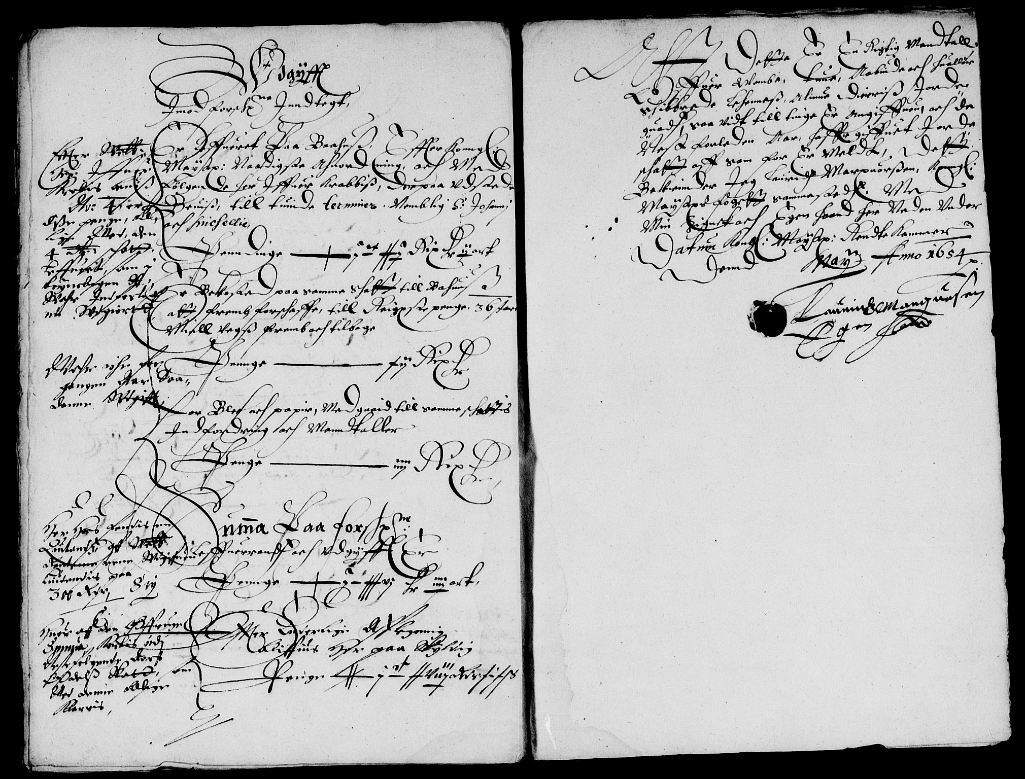 Rentekammeret inntil 1814, Reviderte regnskaper, Lensregnskaper, AV/RA-EA-5023/R/Rb/Rbc/L0008: Tune, Åbygge og Veme len, 1651-1657