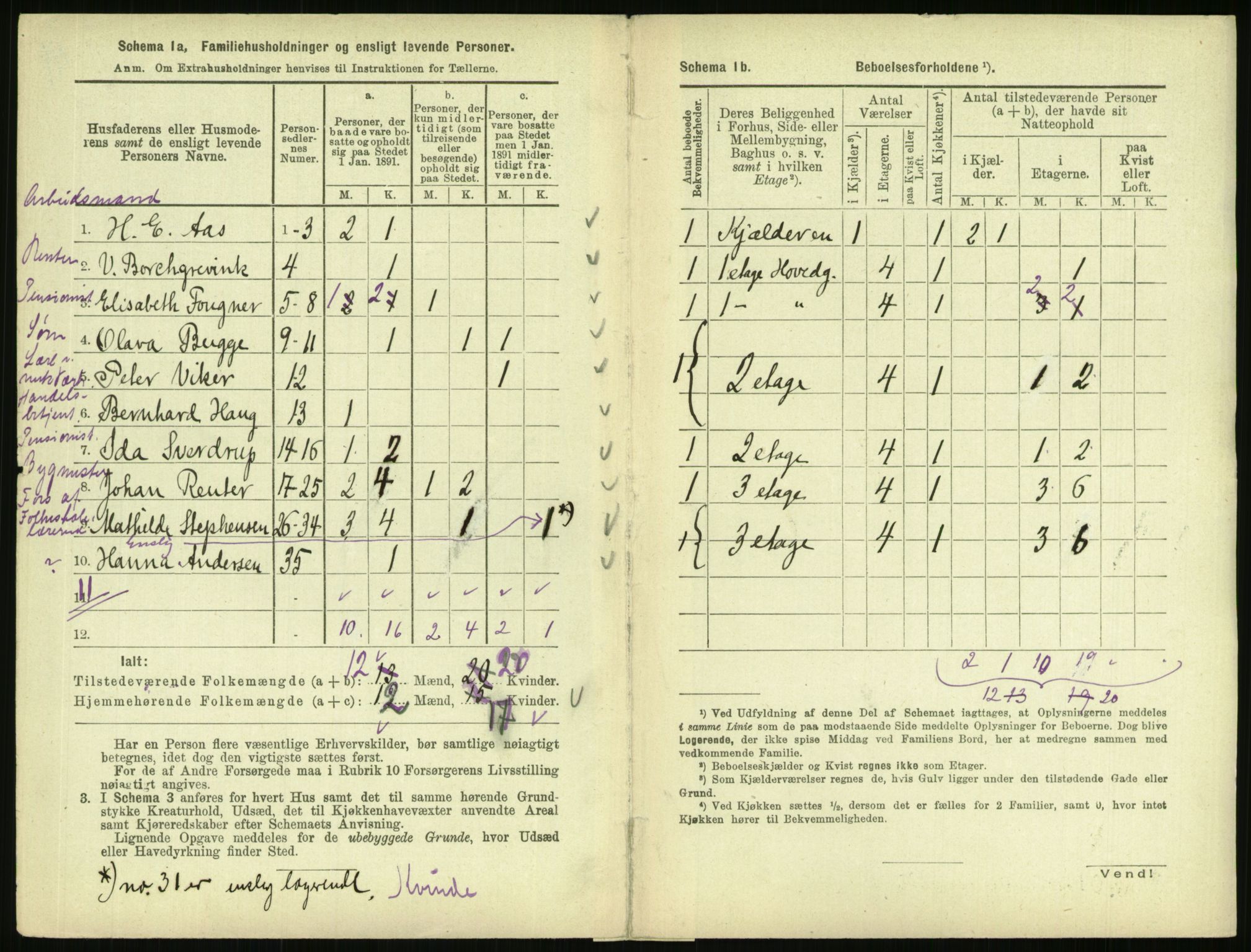 RA, 1891 census for 0301 Kristiania, 1891, p. 57827