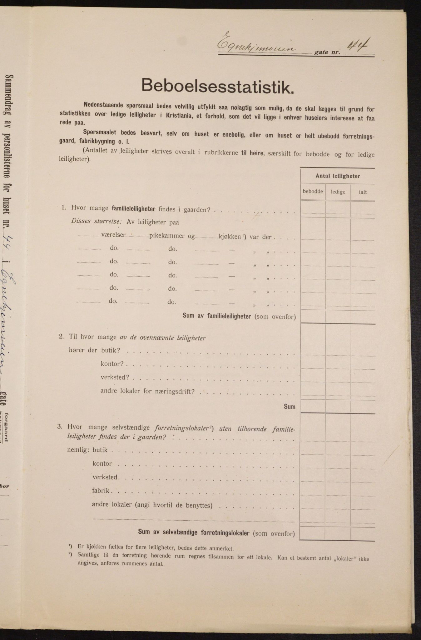 OBA, Municipal Census 1913 for Kristiania, 1913, p. 19041