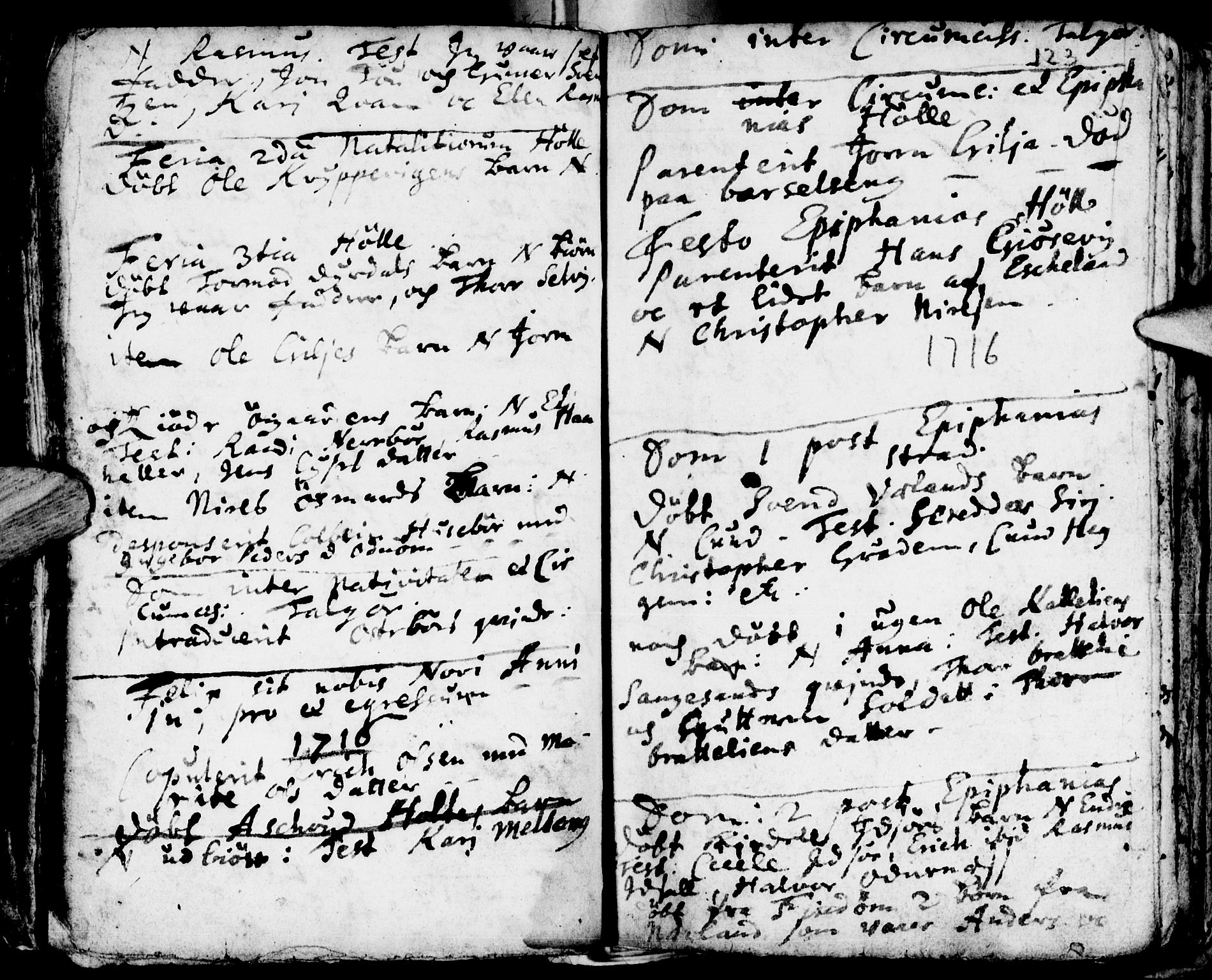 Strand sokneprestkontor, SAST/A-101828/H/Ha/Haa/L0001: Parish register (official) no. A 1, 1702-1745, p. 123