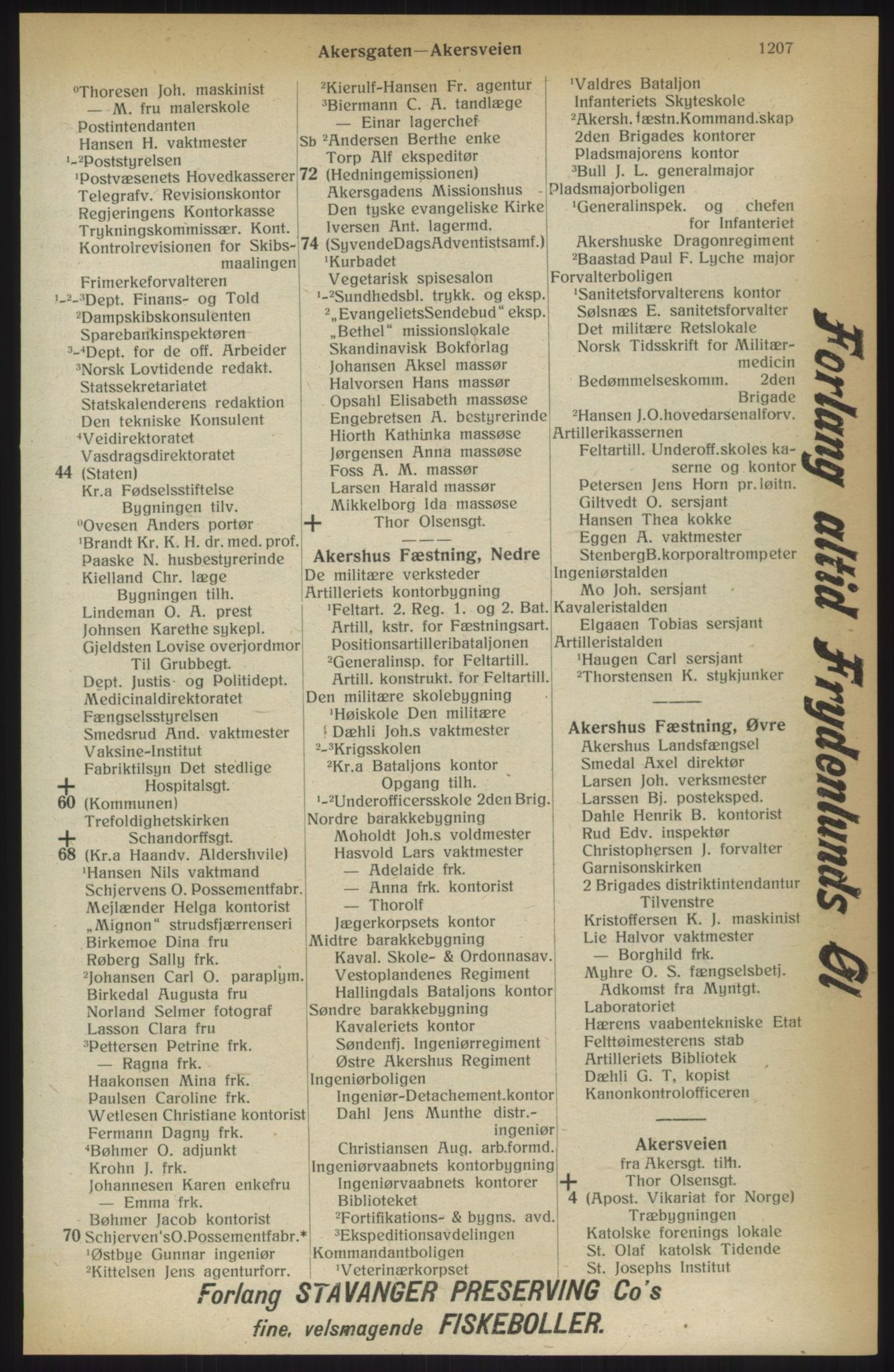 Kristiania/Oslo adressebok, PUBL/-, 1914, p. 1207