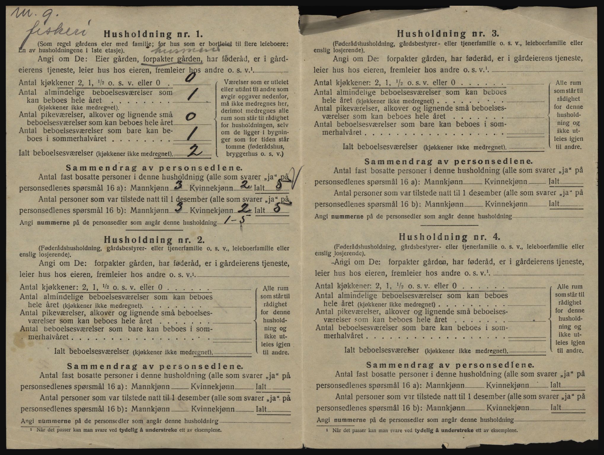 SATØ, 1920 census for Nordreisa, 1920, p. 608