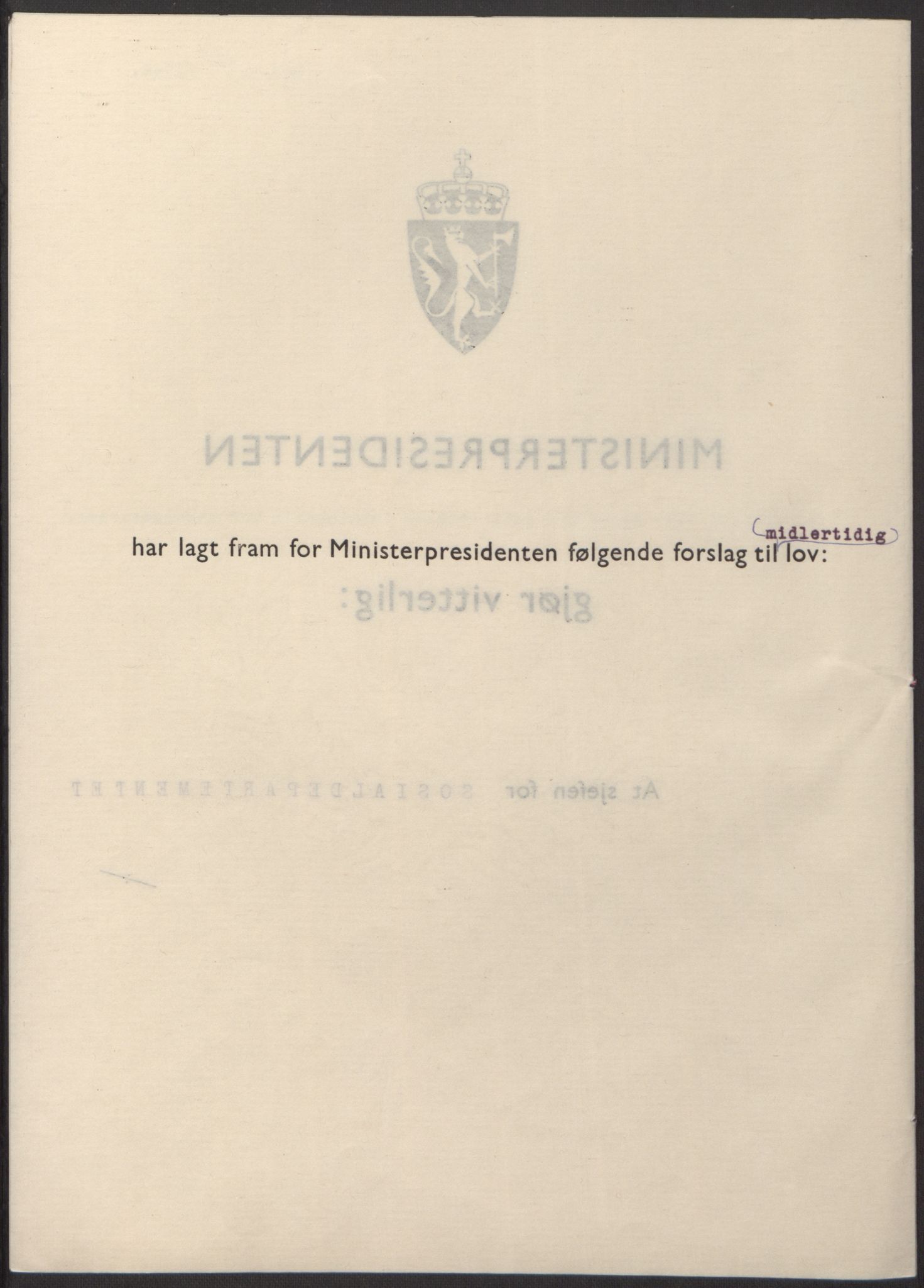 NS-administrasjonen 1940-1945 (Statsrådsekretariatet, de kommisariske statsråder mm), AV/RA-S-4279/D/Db/L0098: Lover II, 1942, p. 142