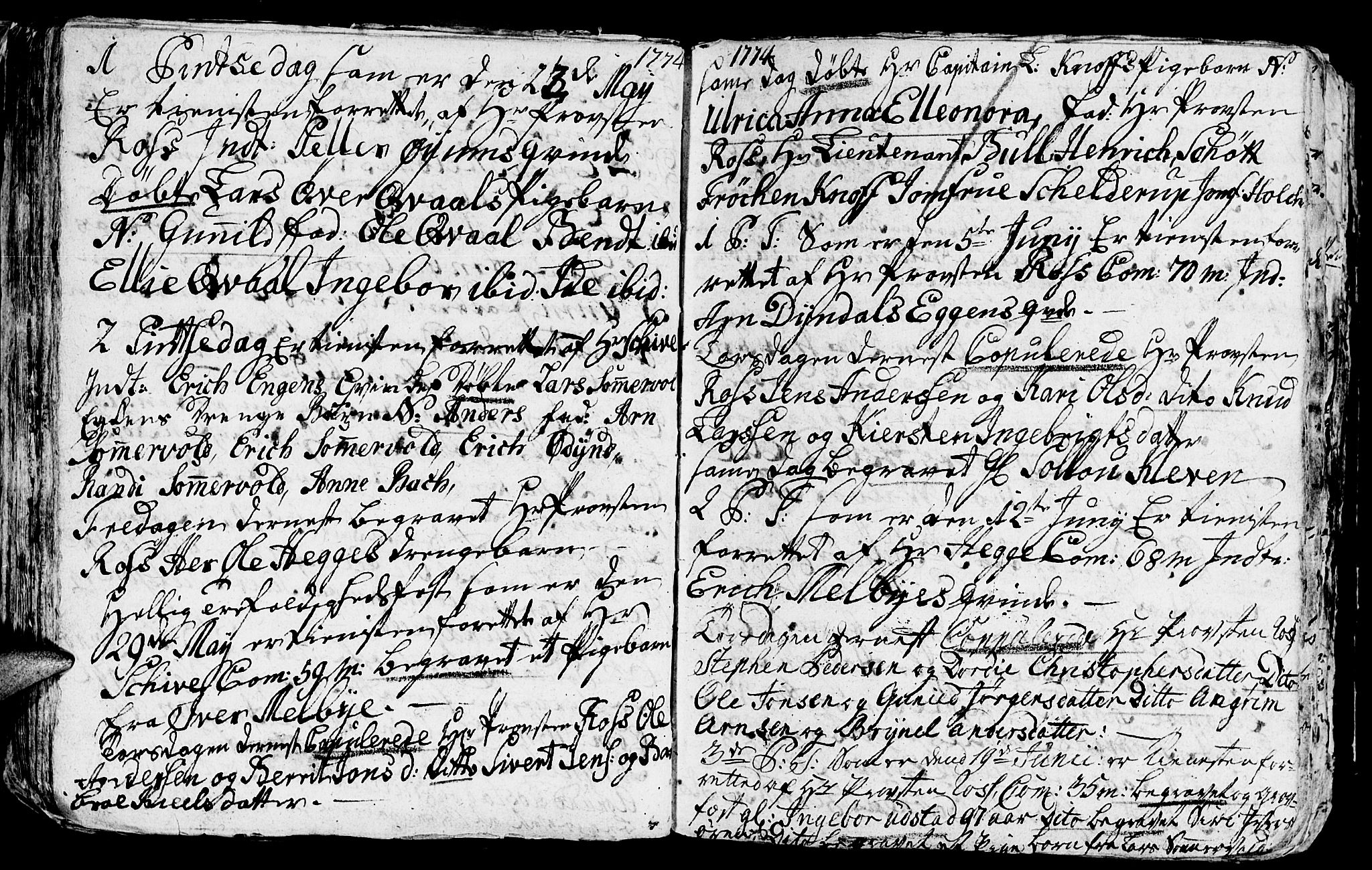 Ministerialprotokoller, klokkerbøker og fødselsregistre - Sør-Trøndelag, AV/SAT-A-1456/668/L0814: Parish register (copy) no. 668C03, 1766-1789