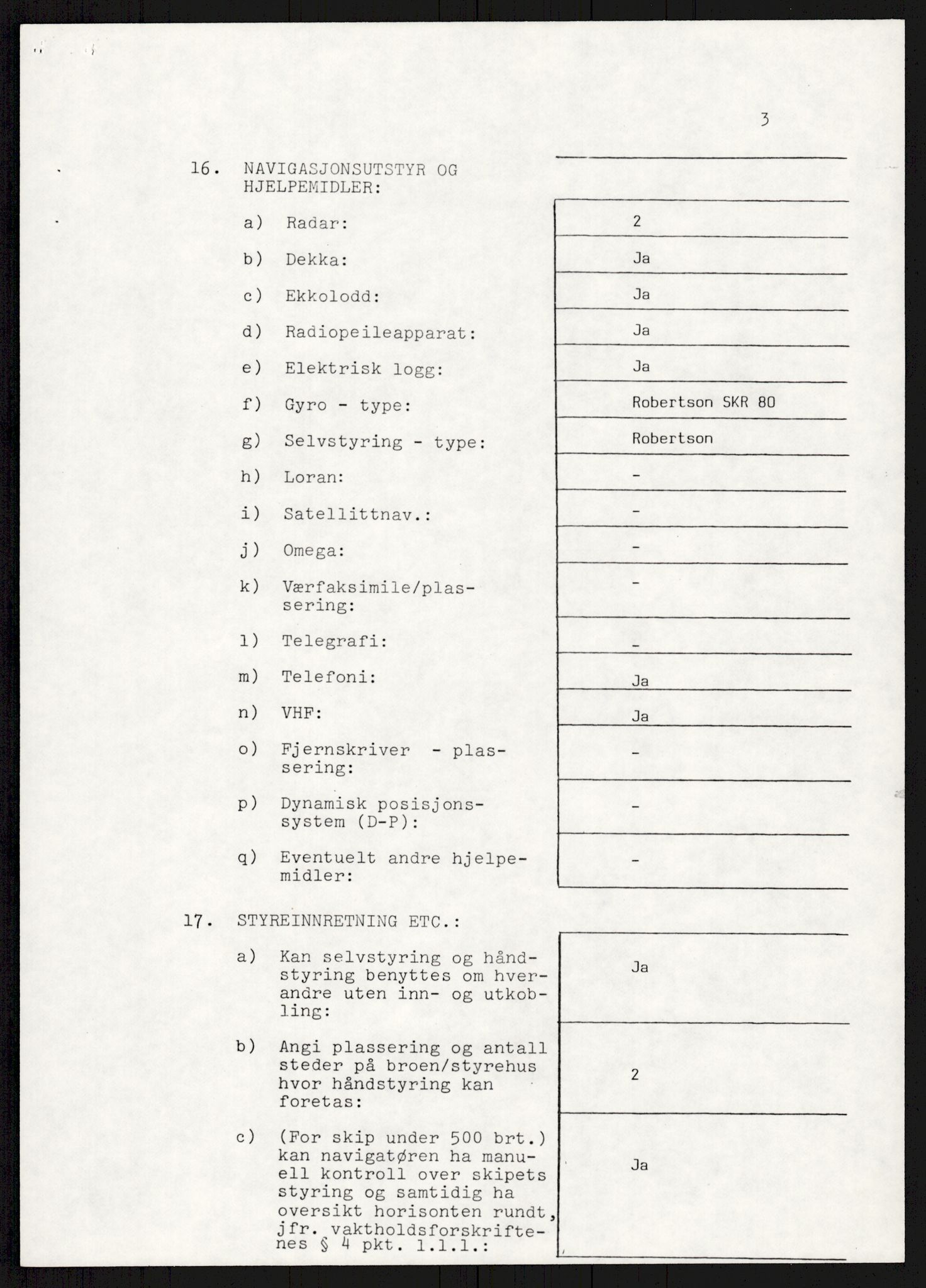 Sjøfartsdirektoratet med forløpere, skipsmapper slettede skip, AV/RA-S-4998/F/Fj/L2860/0001: Sletta mapper 1973-2003 Hovedliste / 19154, BALDER AARSETH (mappe 1/4-2/4), LMER, 1980-1984, p. 38