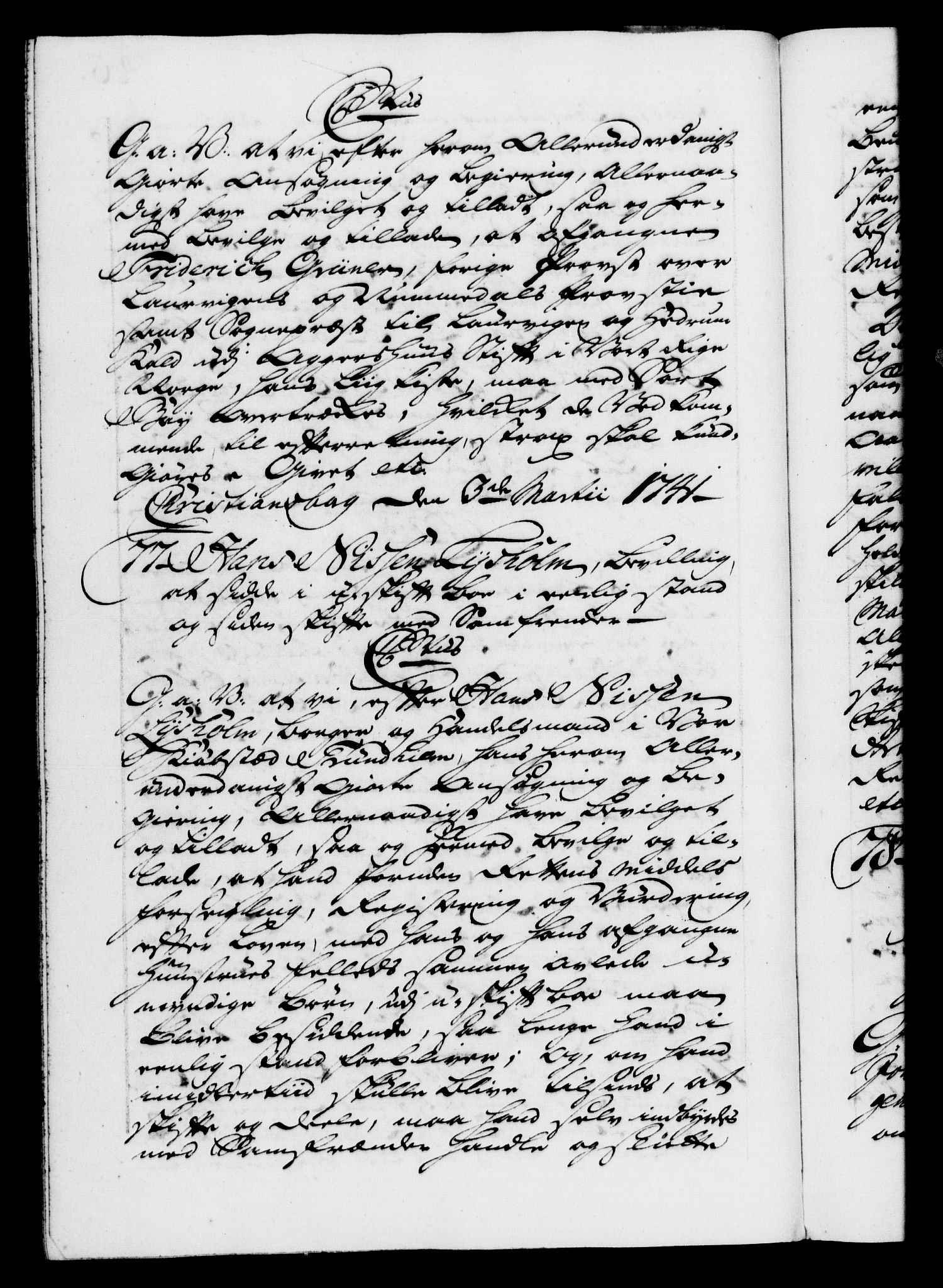 Danske Kanselli 1572-1799, AV/RA-EA-3023/F/Fc/Fca/Fcaa/L0032: Norske registre, 1741-1742, p. 46b