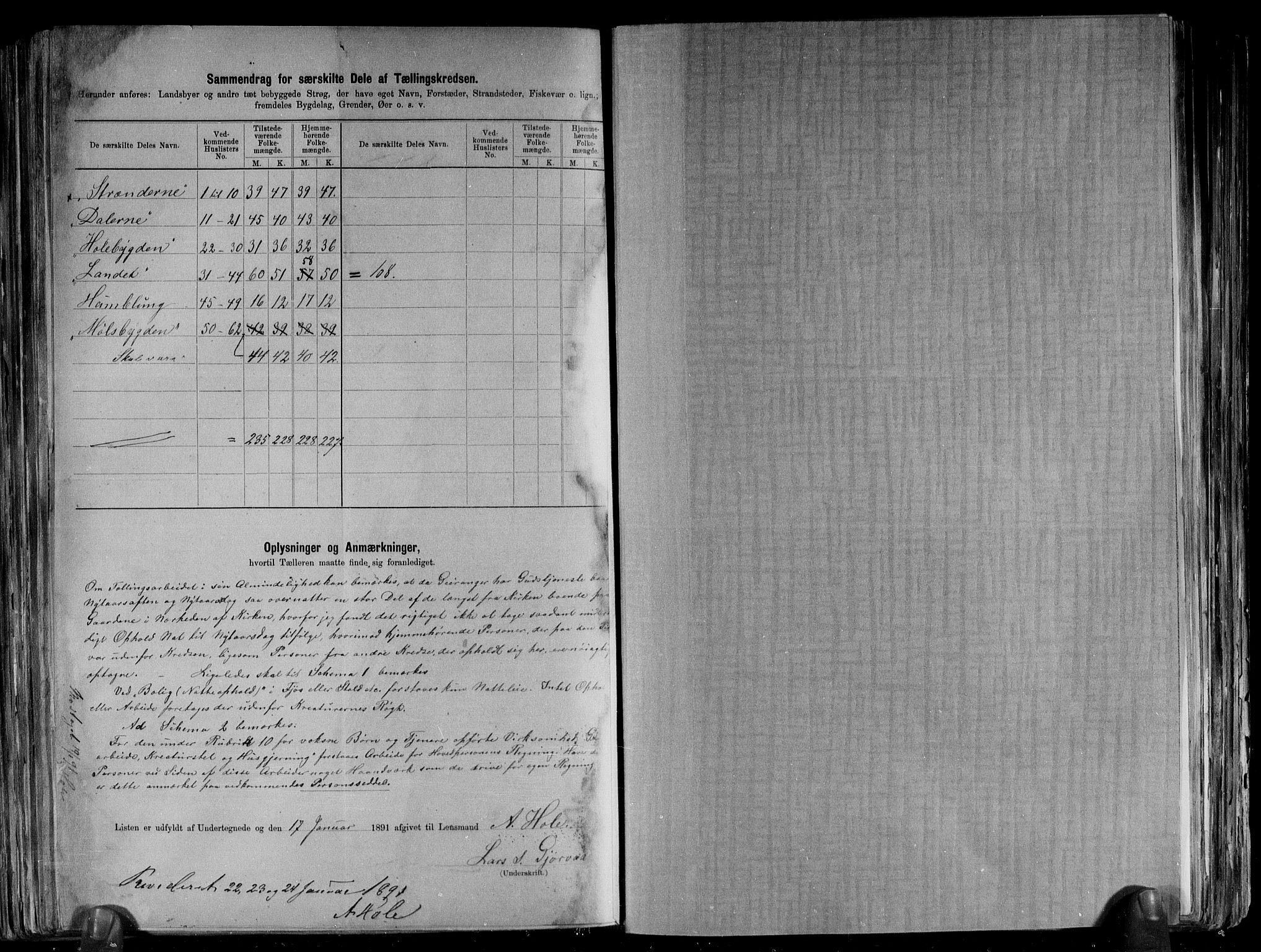 RA, 1891 census for 1523 Sunnylven, 1891, p. 18