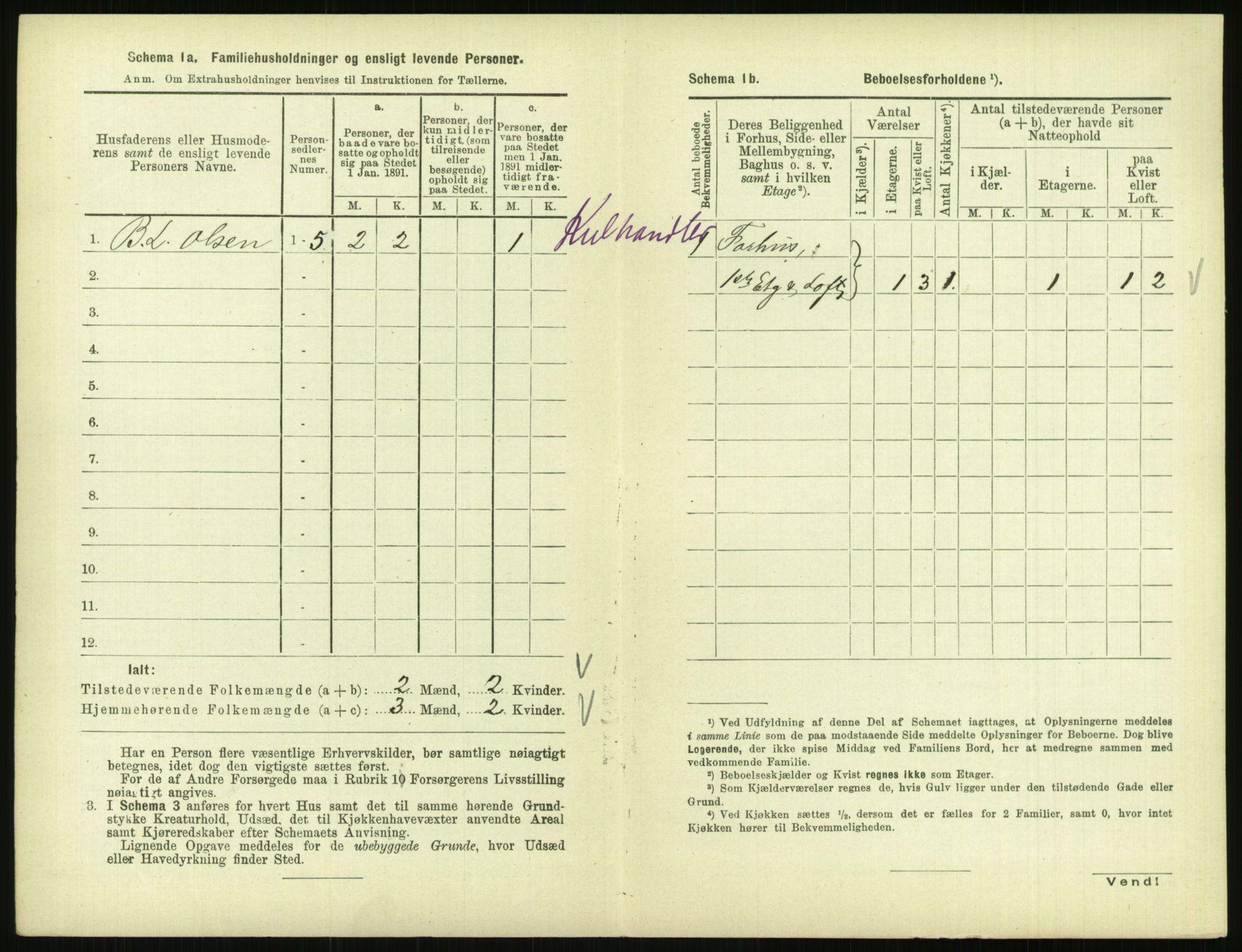 RA, 1891 census for 0903 Arendal, 1891, p. 179