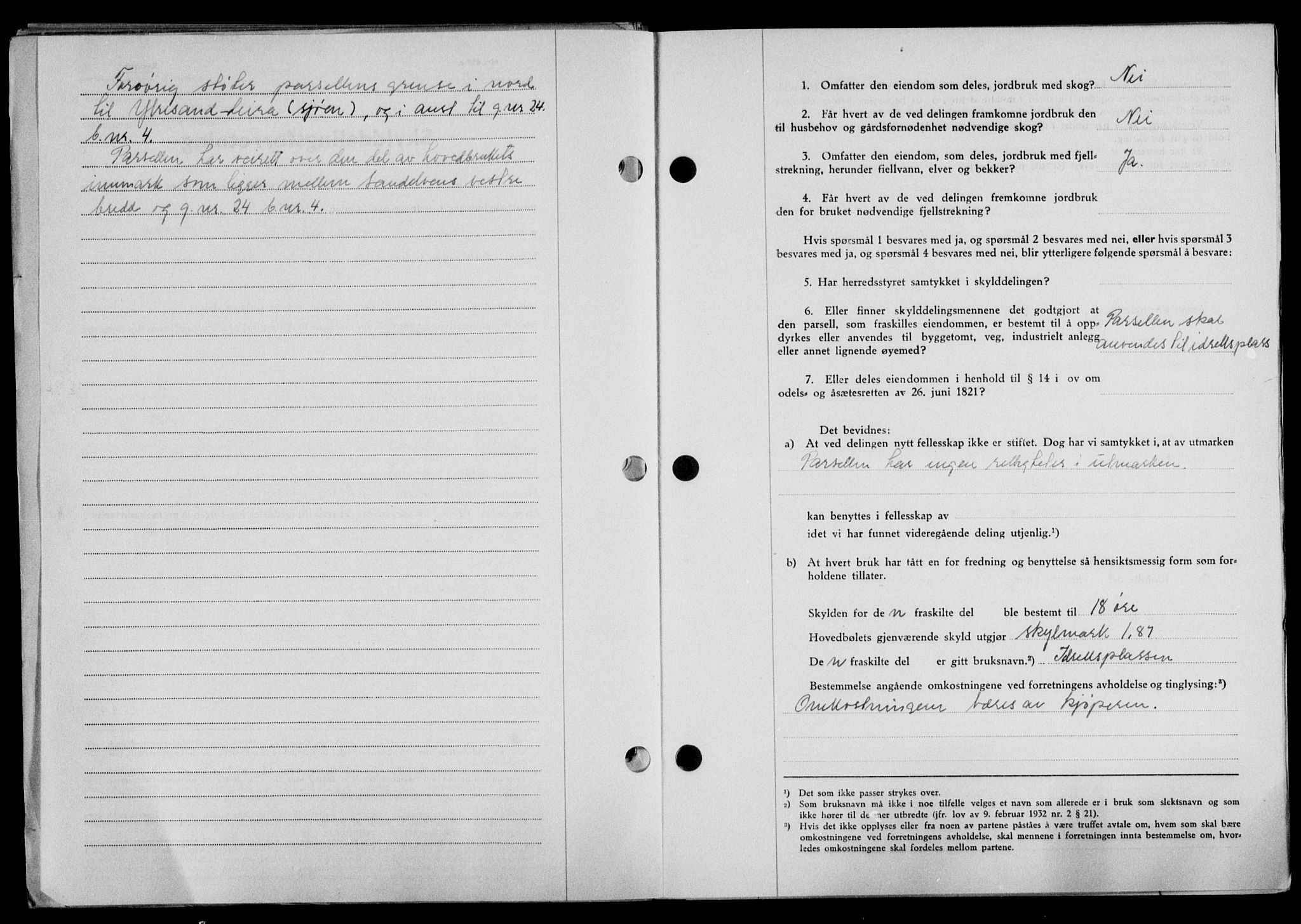 Lofoten sorenskriveri, SAT/A-0017/1/2/2C/L0020a: Mortgage book no. 20a, 1948-1949, Diary no: : 2829/1948