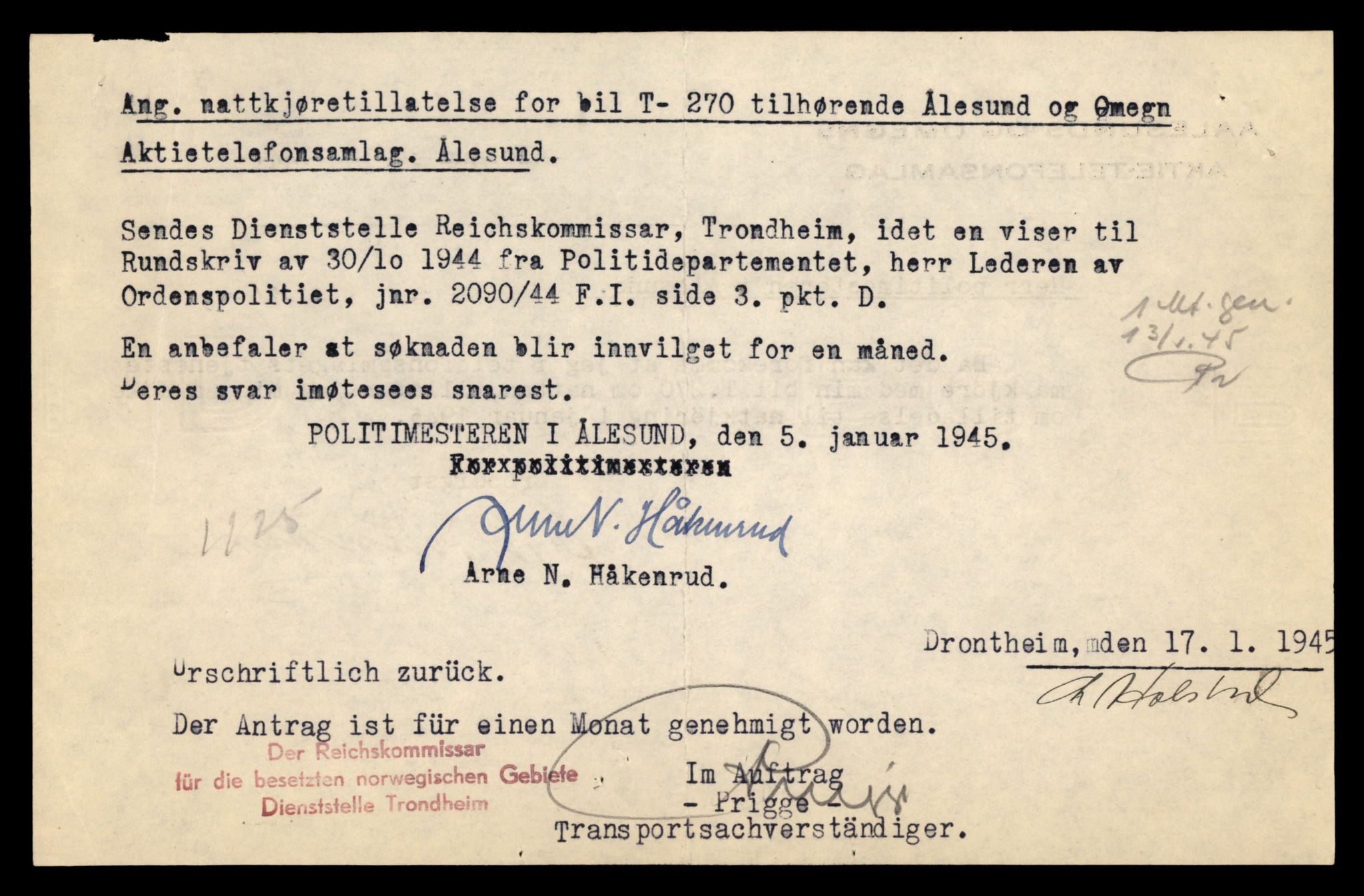 Møre og Romsdal vegkontor - Ålesund trafikkstasjon, AV/SAT-A-4099/F/Fe/L0003: Registreringskort for kjøretøy T 232 - T 340, 1927-1998, p. 1058