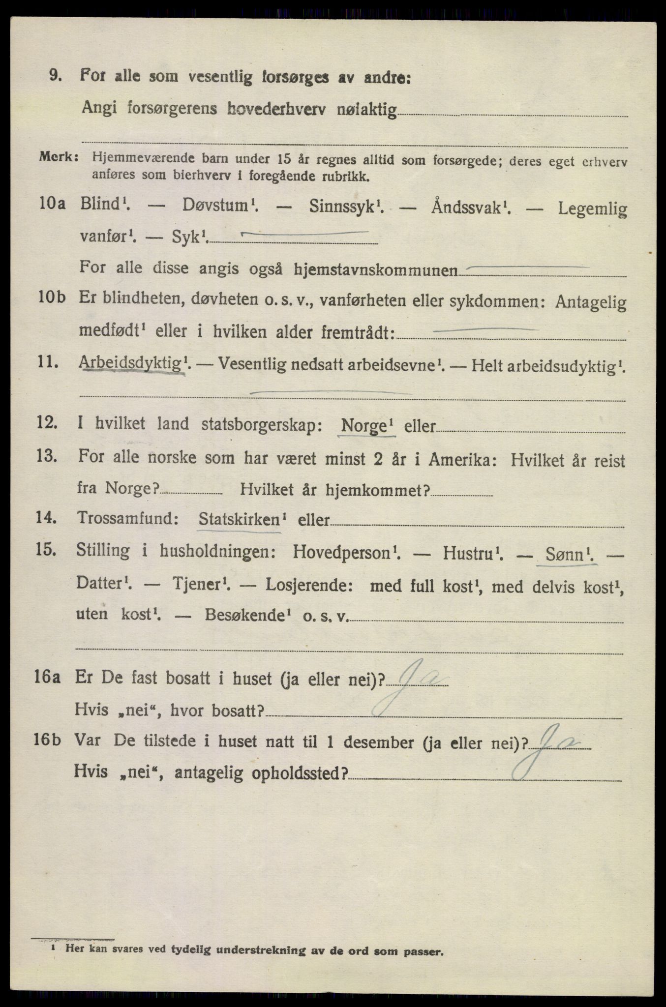 SAKO, 1920 census for Hedrum, 1920, p. 2548