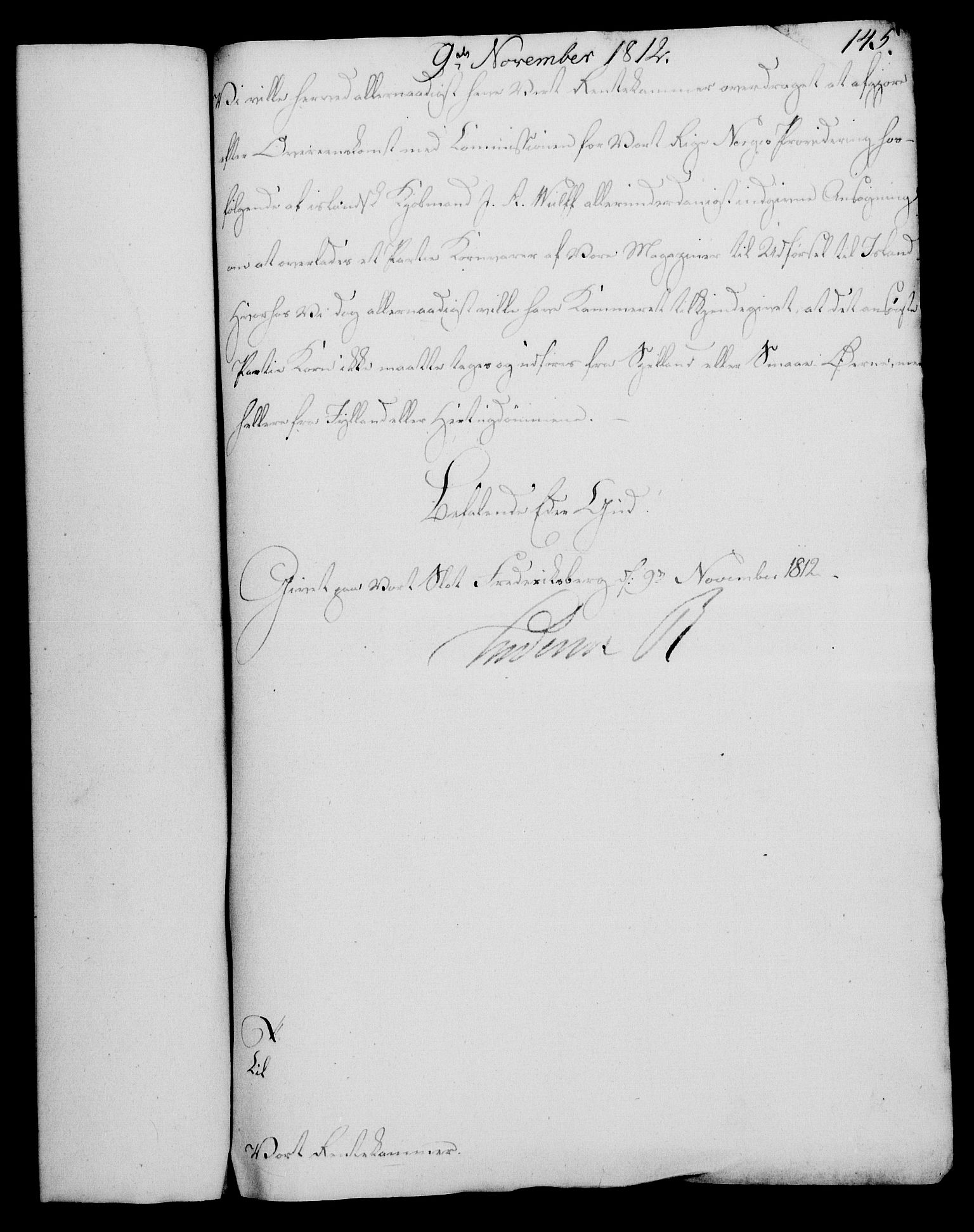 Rentekammeret, Kammerkanselliet, RA/EA-3111/G/Gf/Gfa/L0094: Norsk relasjons- og resolusjonsprotokoll (merket RK 52.94), 1812, p. 552
