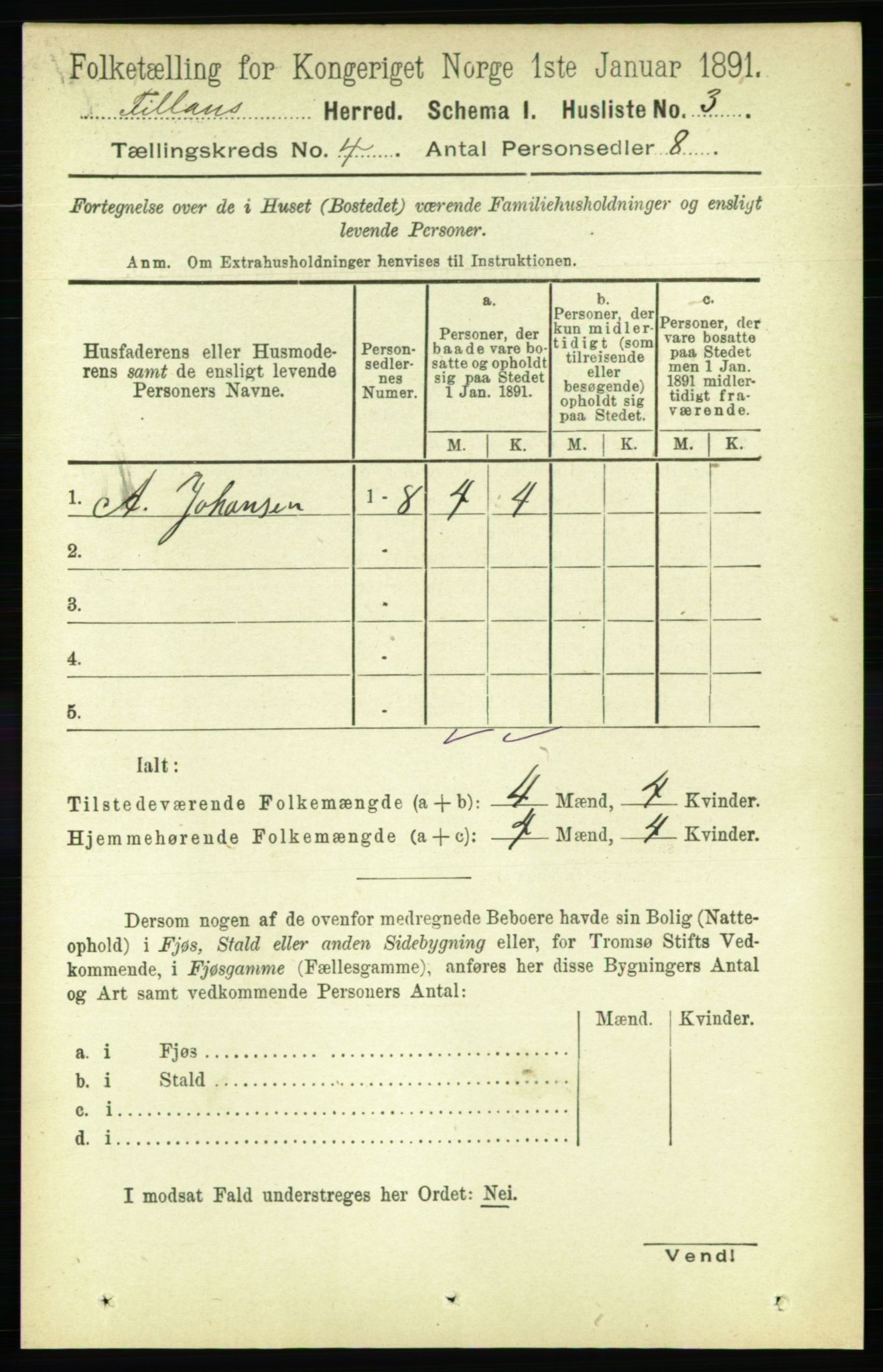 RA, 1891 census for 1616 Fillan, 1891, p. 623