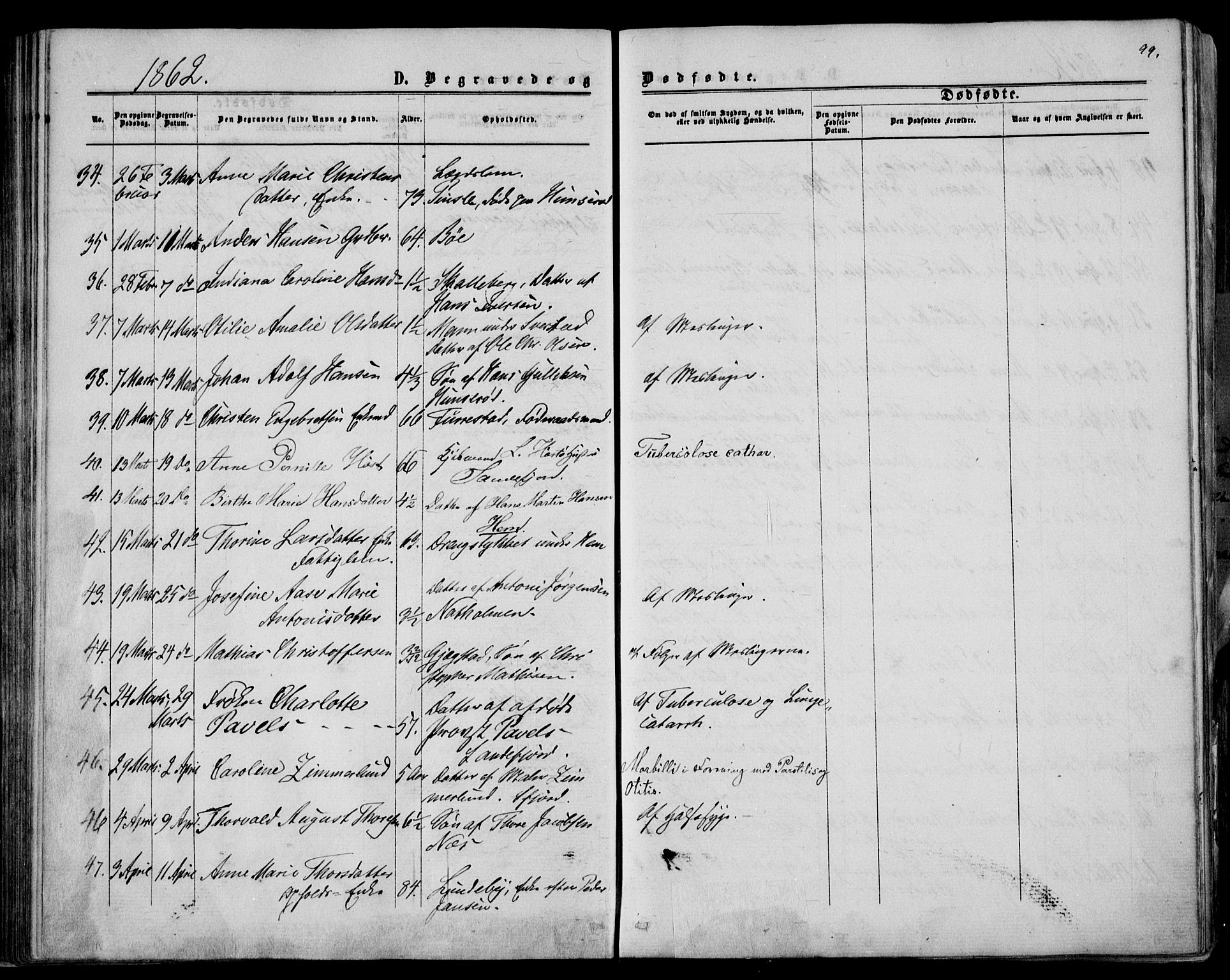 Sandar kirkebøker, AV/SAKO-A-243/F/Fa/L0009: Parish register (official) no. 9, 1862-1871, p. 99