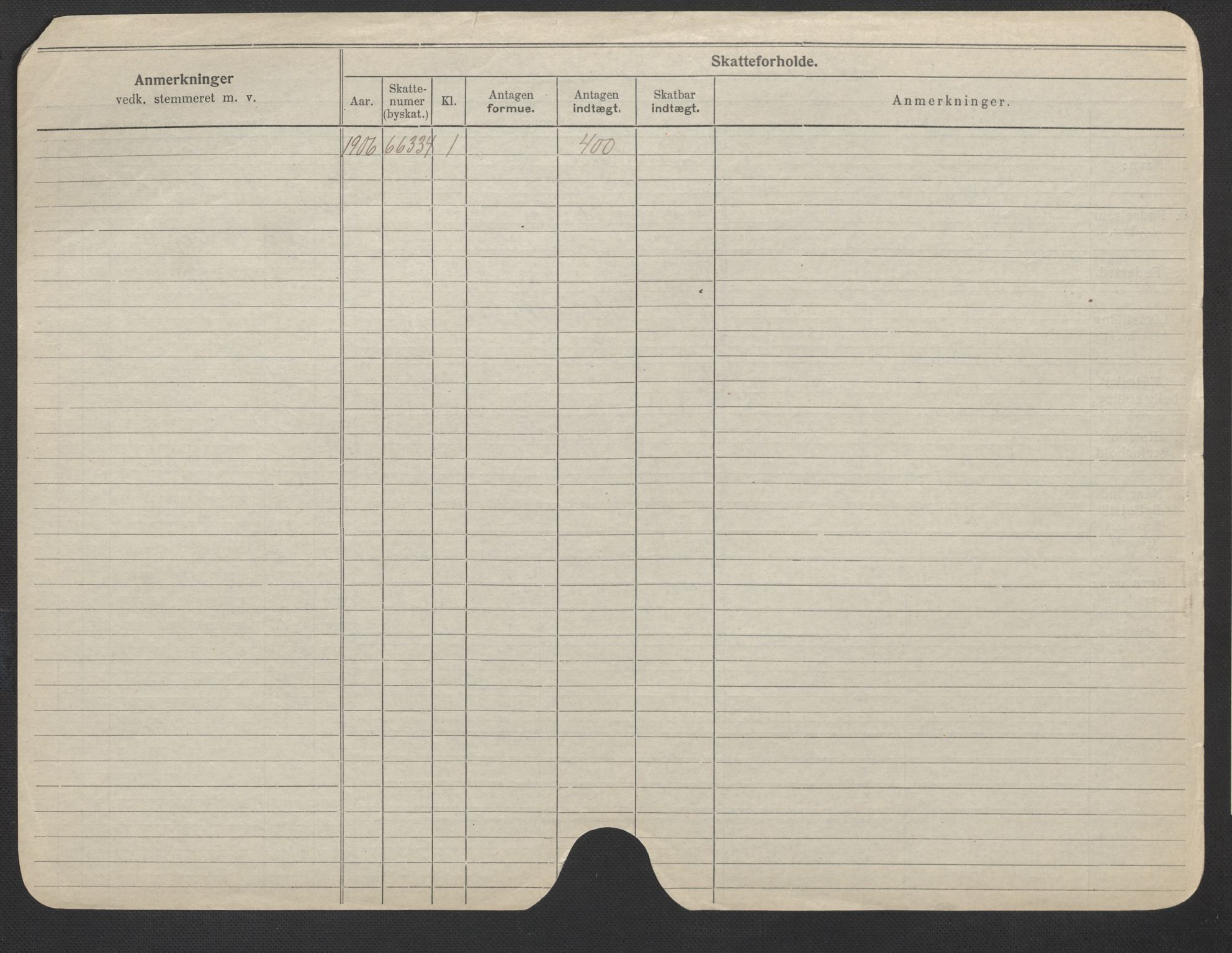 Oslo folkeregister, Registerkort, AV/SAO-A-11715/F/Fa/Fac/L0019: Kvinner, 1906-1914, p. 1101b