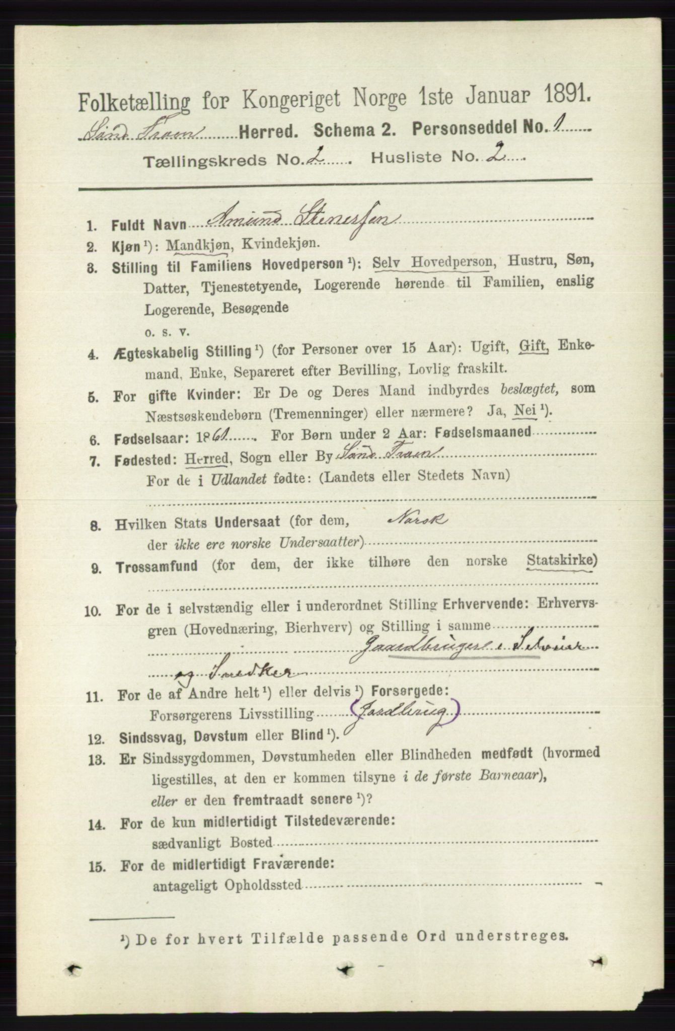 RA, 1891 census for 0519 Sør-Fron, 1891, p. 566