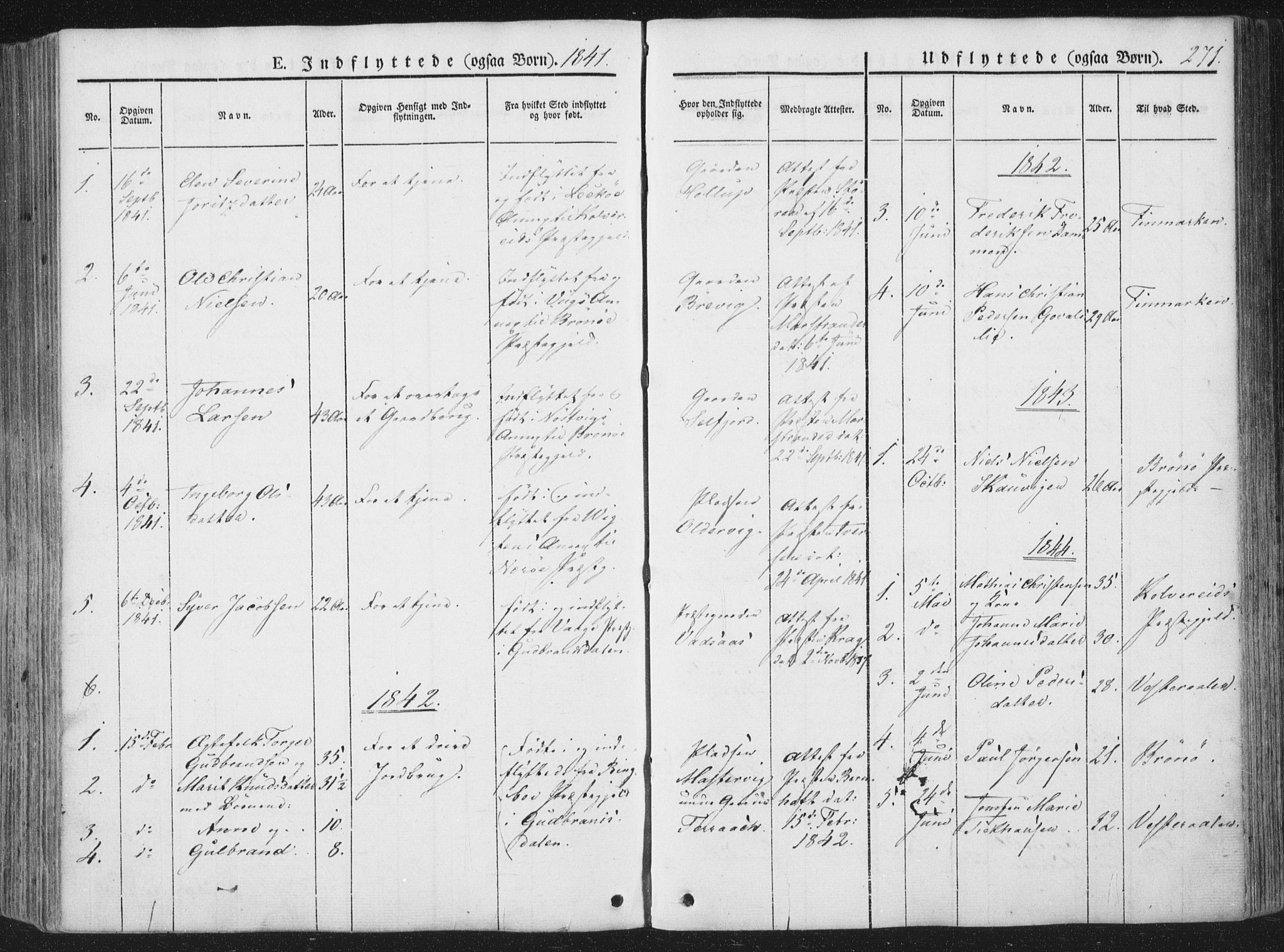 Ministerialprotokoller, klokkerbøker og fødselsregistre - Nordland, SAT/A-1459/810/L0144: Parish register (official) no. 810A07 /1, 1841-1862, p. 271