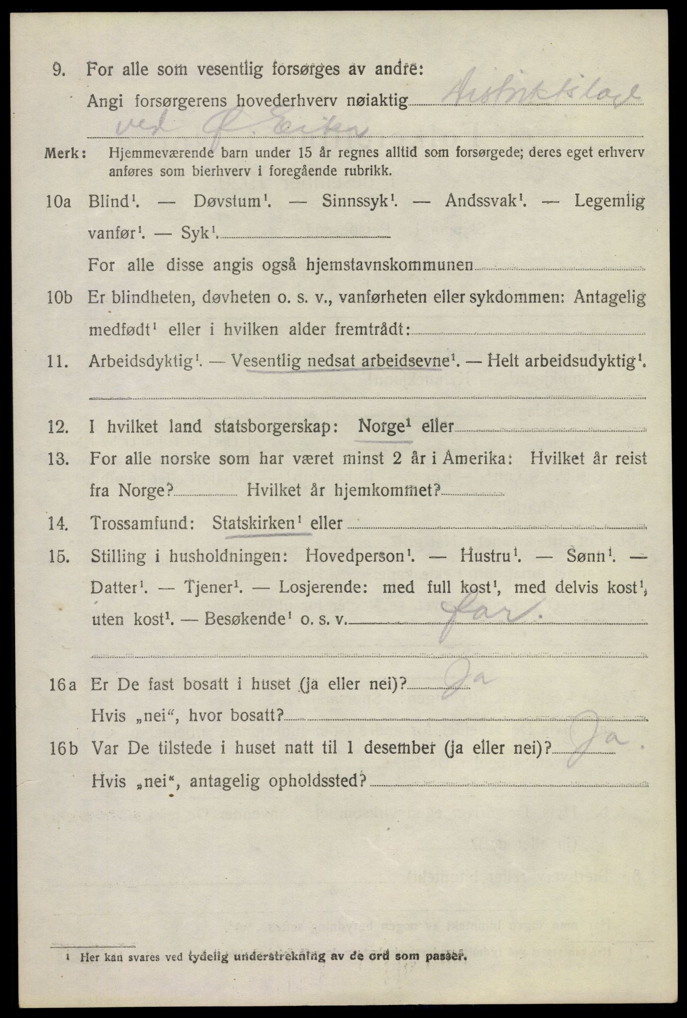 SAKO, 1920 census for Øvre Eiker, 1920, p. 9573