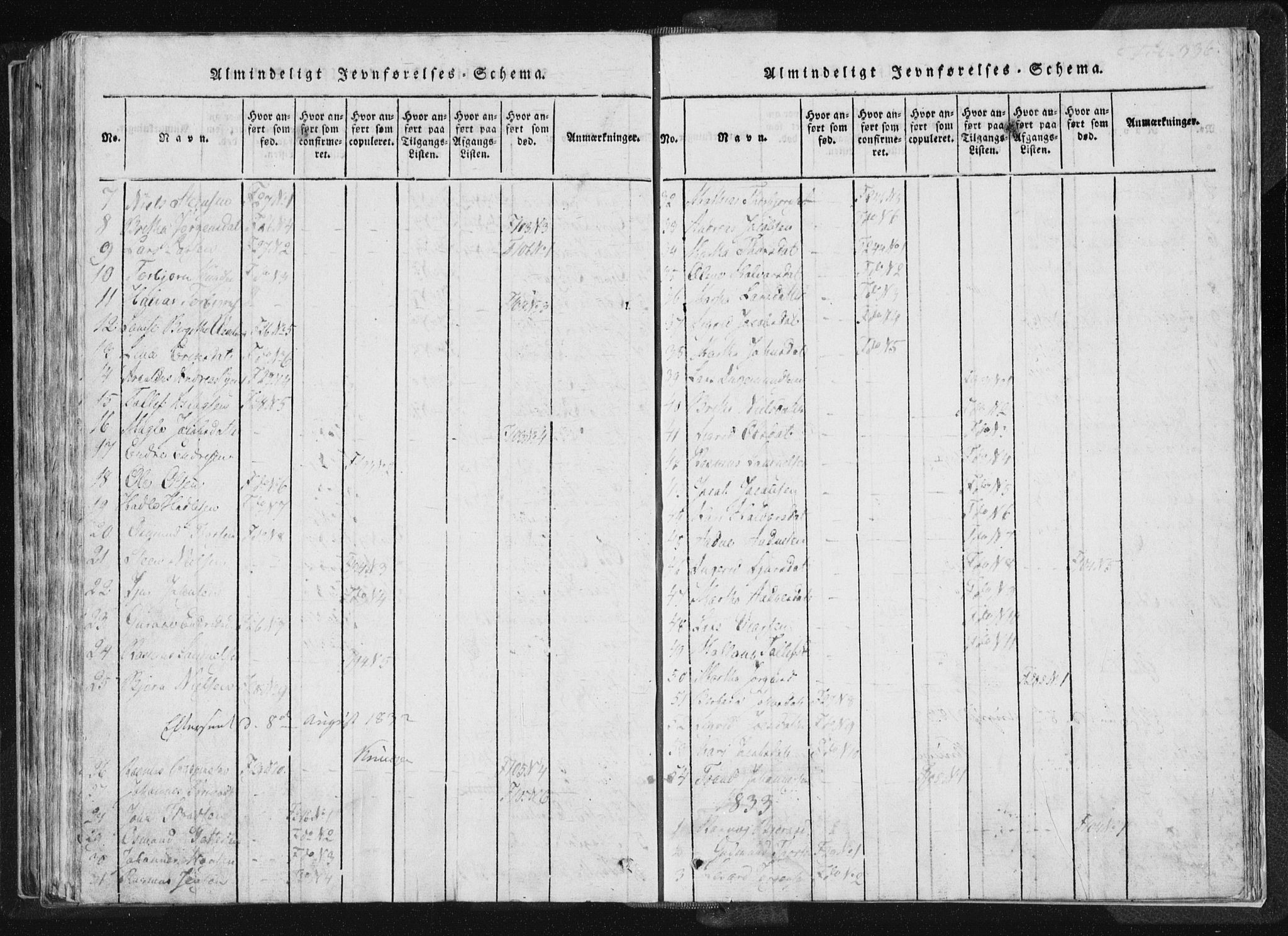 Vikedal sokneprestkontor, AV/SAST-A-101840/01/IV: Parish register (official) no. A 4, 1816-1850, p. 336