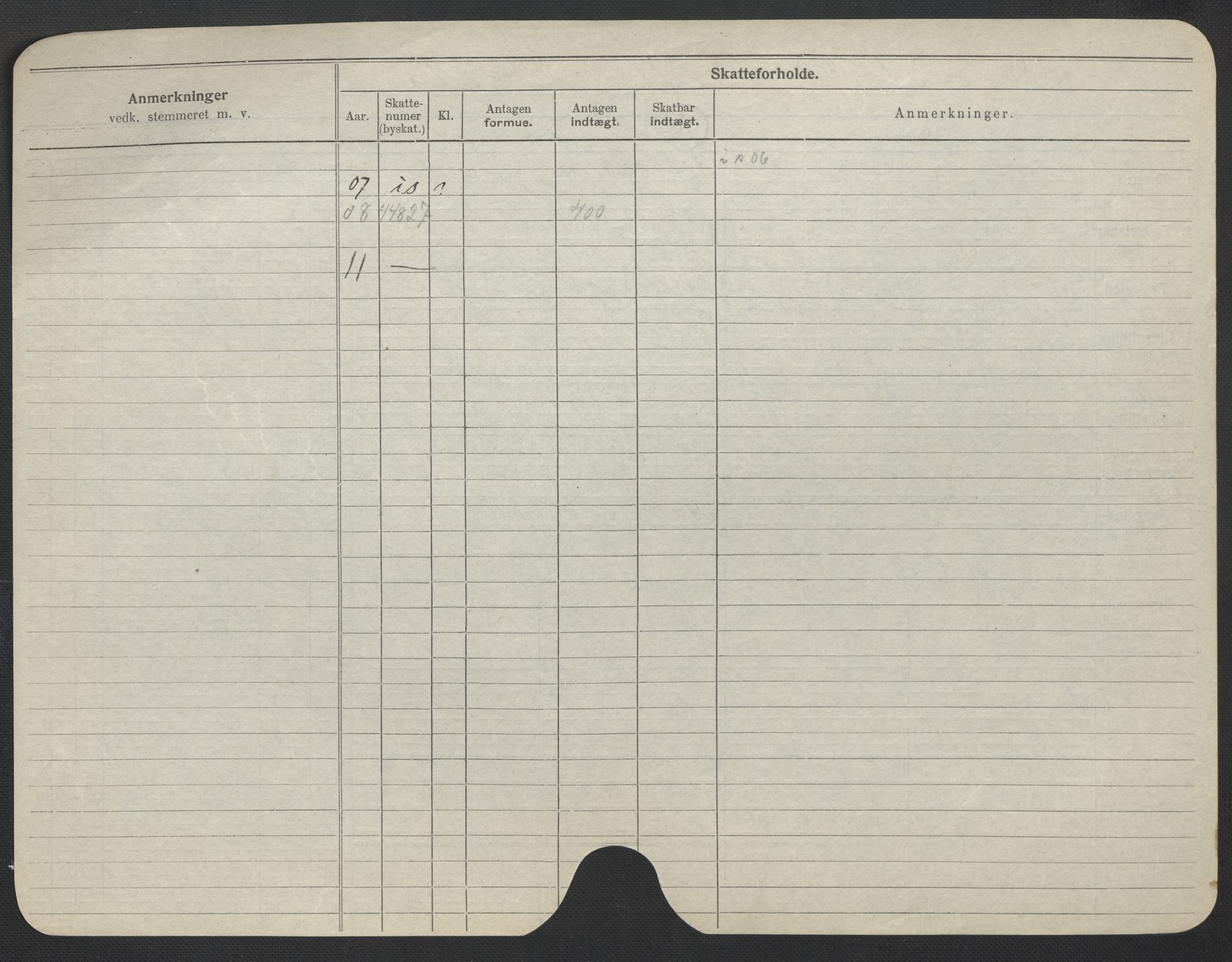 Oslo folkeregister, Registerkort, SAO/A-11715/F/Fa/Fac/L0022: Kvinner, 1906-1914, p. 950b