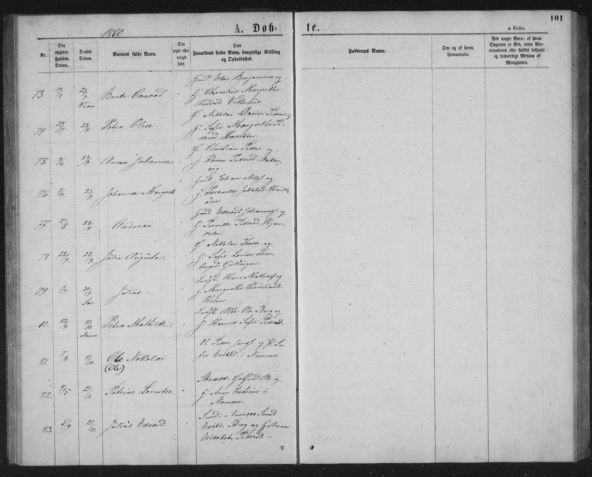 Ministerialprotokoller, klokkerbøker og fødselsregistre - Nord-Trøndelag, AV/SAT-A-1458/768/L0566: Parish register (official) no. 768A01, 1836-1865, p. 101