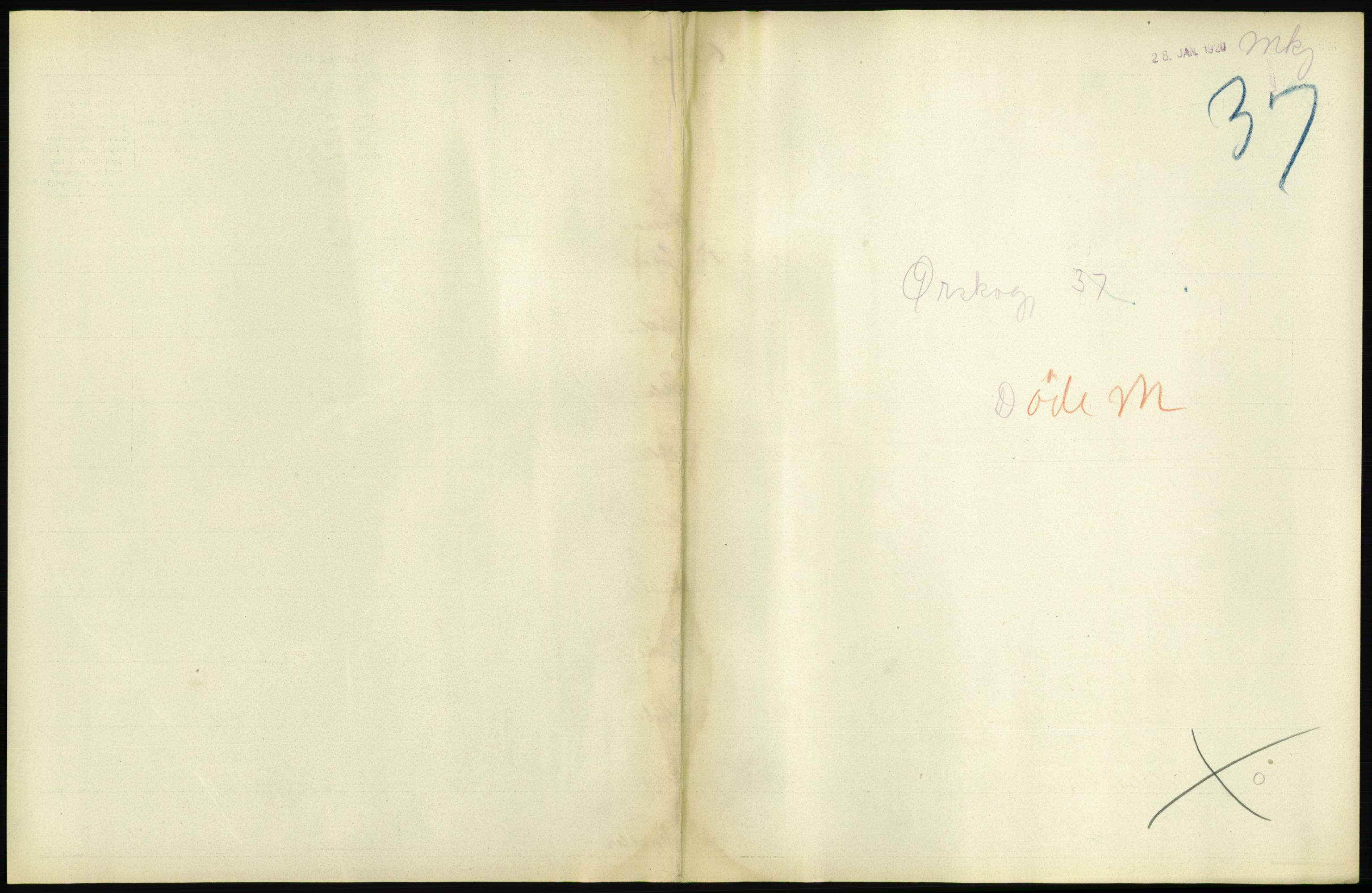 Statistisk sentralbyrå, Sosiodemografiske emner, Befolkning, AV/RA-S-2228/D/Df/Dfb/Dfbi/L0042: Møre fylke: Døde. Bygder og byer., 1919, p. 65