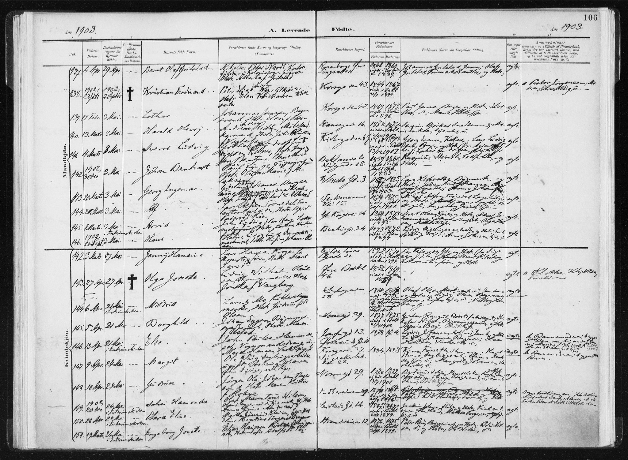 Ministerialprotokoller, klokkerbøker og fødselsregistre - Sør-Trøndelag, AV/SAT-A-1456/604/L0199: Parish register (official) no. 604A20I, 1901-1906, p. 106