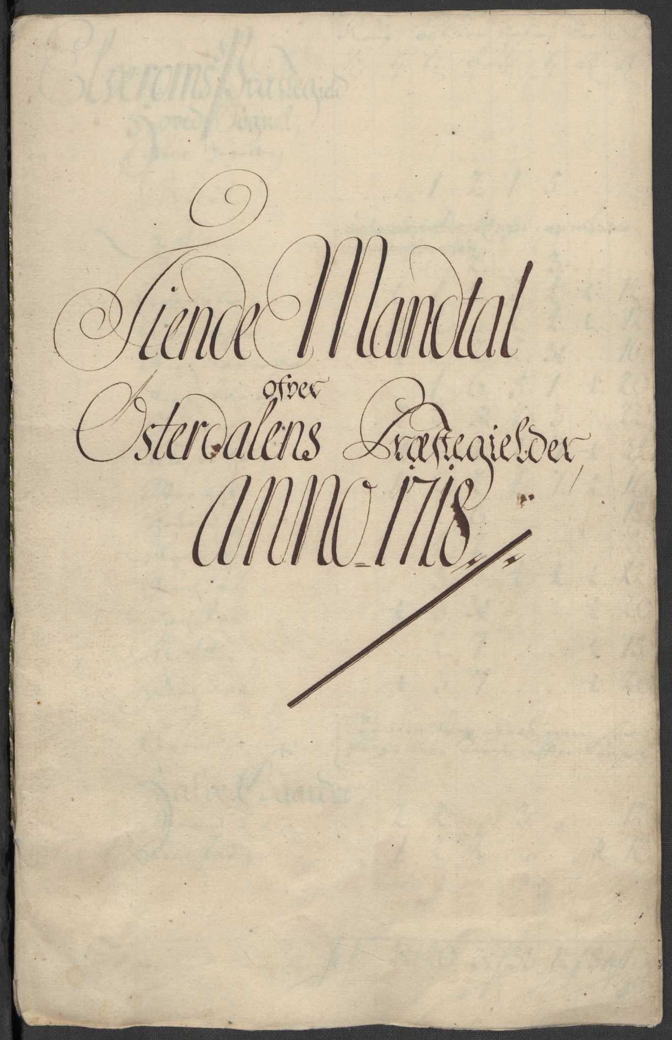 Rentekammeret inntil 1814, Reviderte regnskaper, Fogderegnskap, AV/RA-EA-4092/R13/L0857: Fogderegnskap Solør, Odal og Østerdal, 1718, p. 253