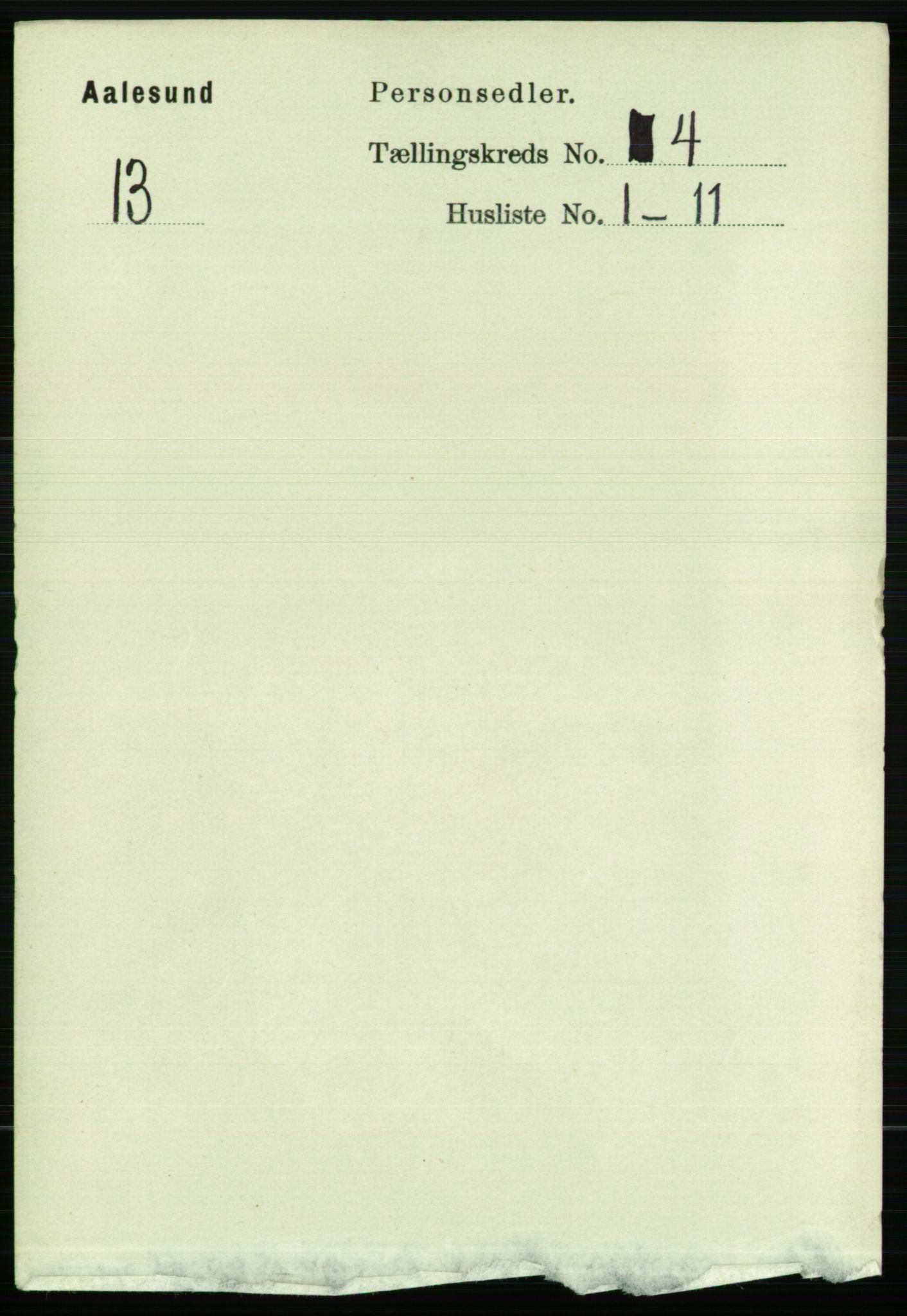 RA, 1891 census for 1501 Ålesund, 1891, p. 2821