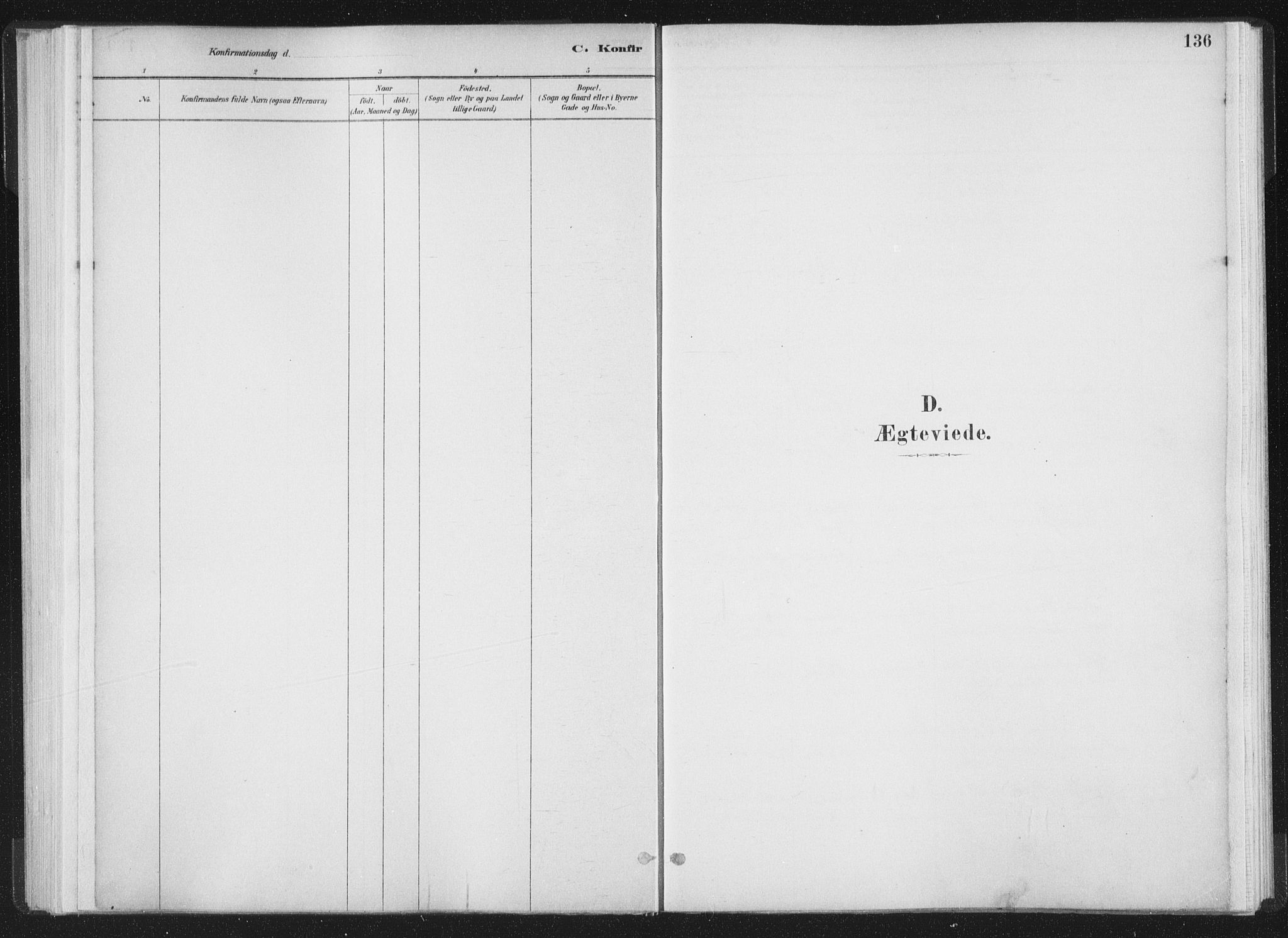 Ministerialprotokoller, klokkerbøker og fødselsregistre - Møre og Romsdal, SAT/A-1454/564/L0740: Parish register (official) no. 564A01, 1880-1899, p. 136