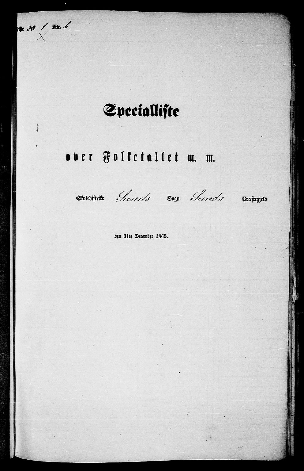 RA, 1865 census for Sund, 1865, p. 28