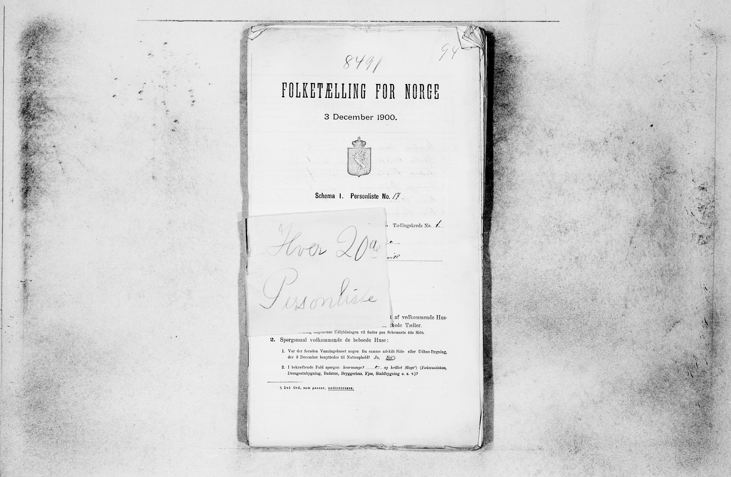 SAB, 1900 census for Askvoll, 1900, p. 29