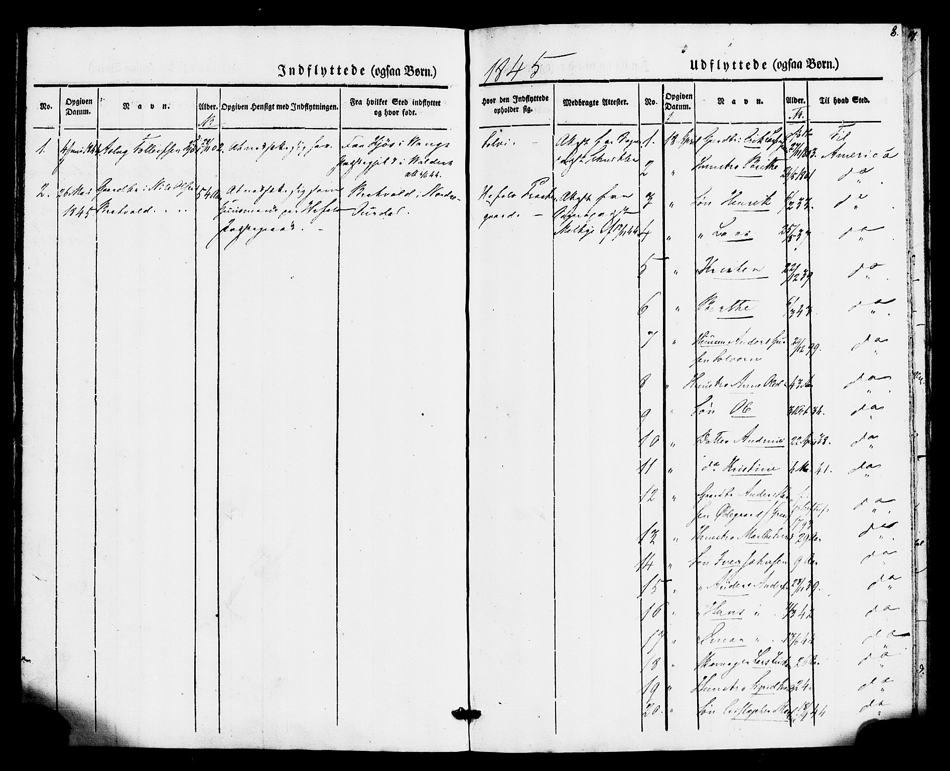 Hafslo sokneprestembete, SAB/A-80301/H/Haa/Haaa/L0015: Parish register (official) no. A 15, 1836-1852, p. 8