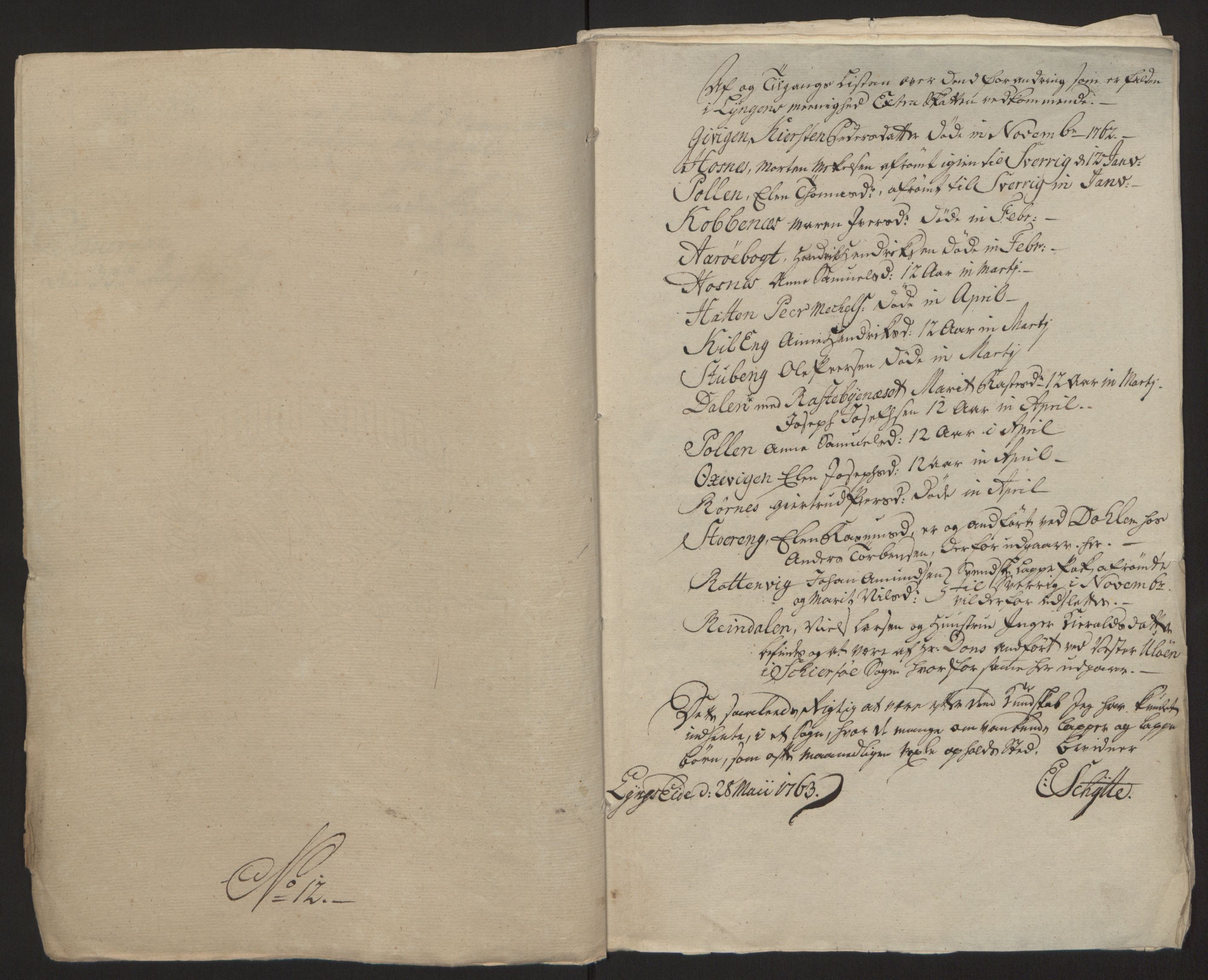 Rentekammeret inntil 1814, Reviderte regnskaper, Fogderegnskap, AV/RA-EA-4092/R68/L4845: Ekstraskatten Senja og Troms, 1762-1765, p. 215