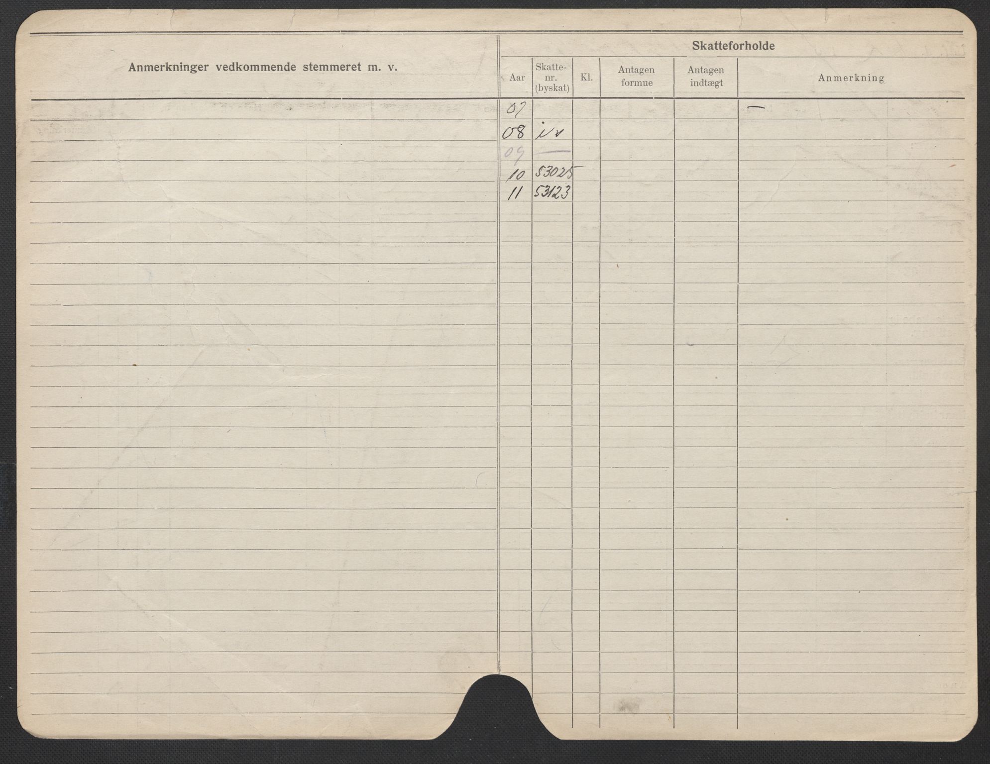 Oslo folkeregister, Registerkort, AV/SAO-A-11715/F/Fa/Fac/L0025: Kvinner, 1906-1914, p. 900b