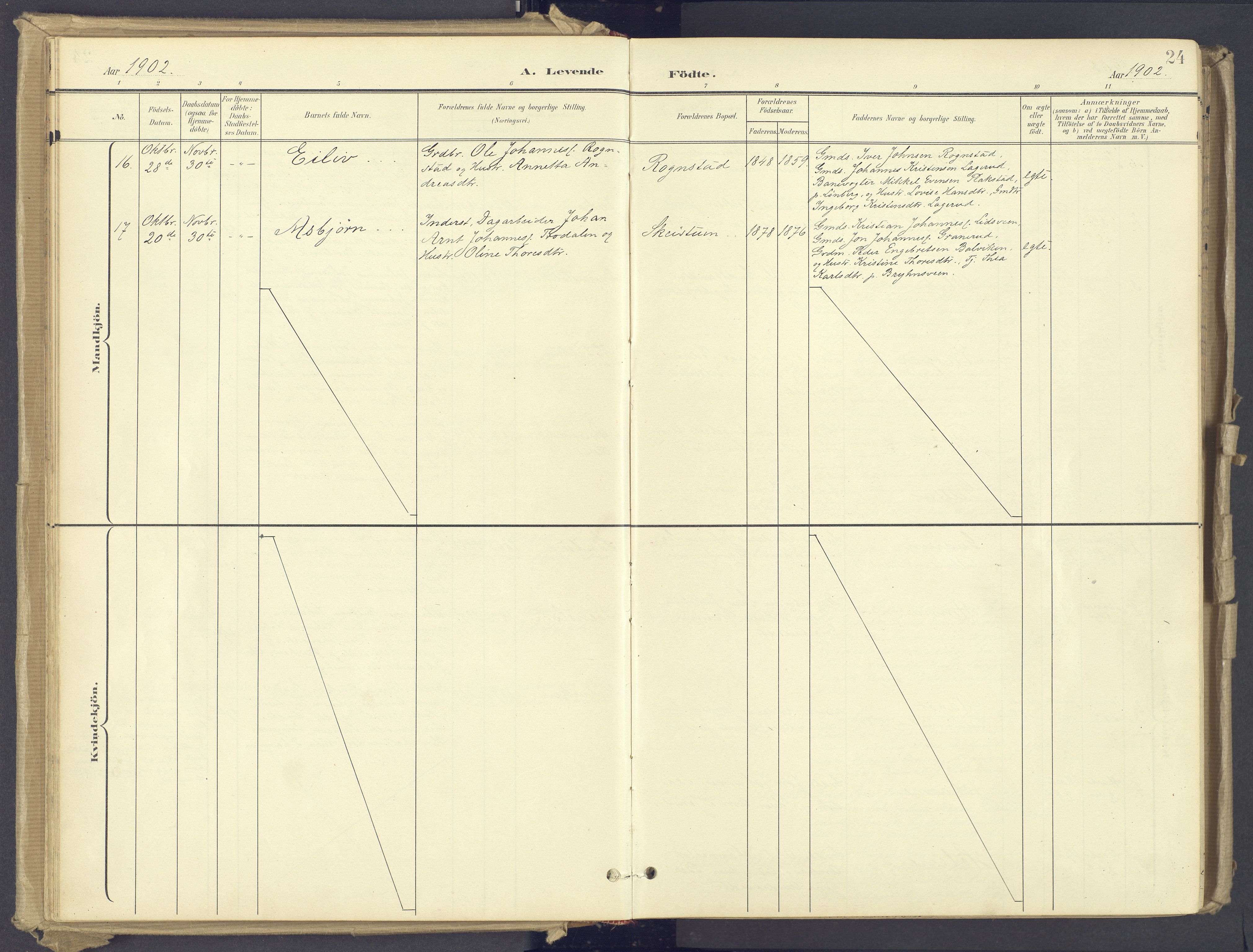 Øyer prestekontor, AV/SAH-PREST-084/H/Ha/Haa/L0012: Parish register (official) no. 12, 1897-1920, p. 24