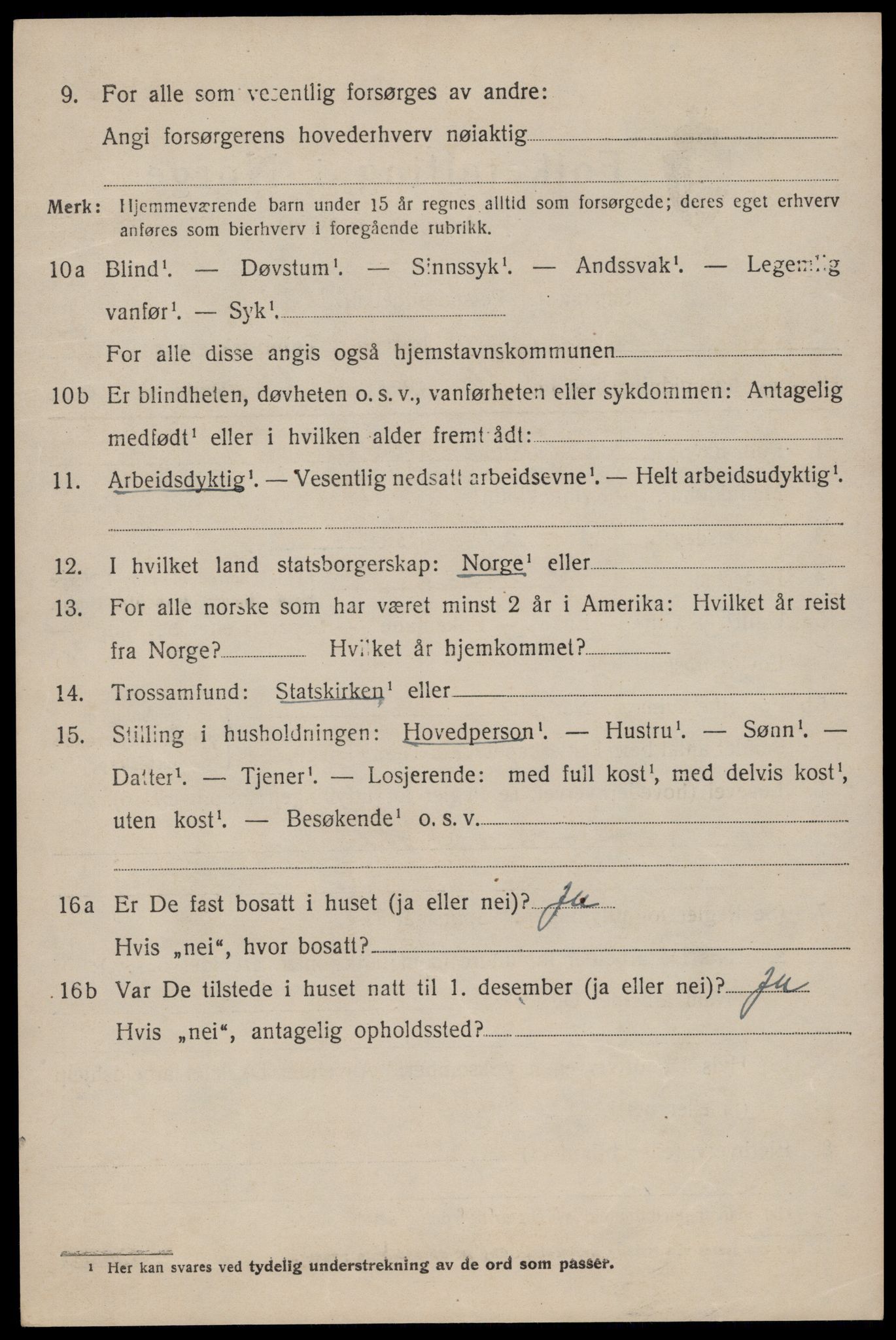 SAST, 1920 census for Hetland, 1920, p. 8490