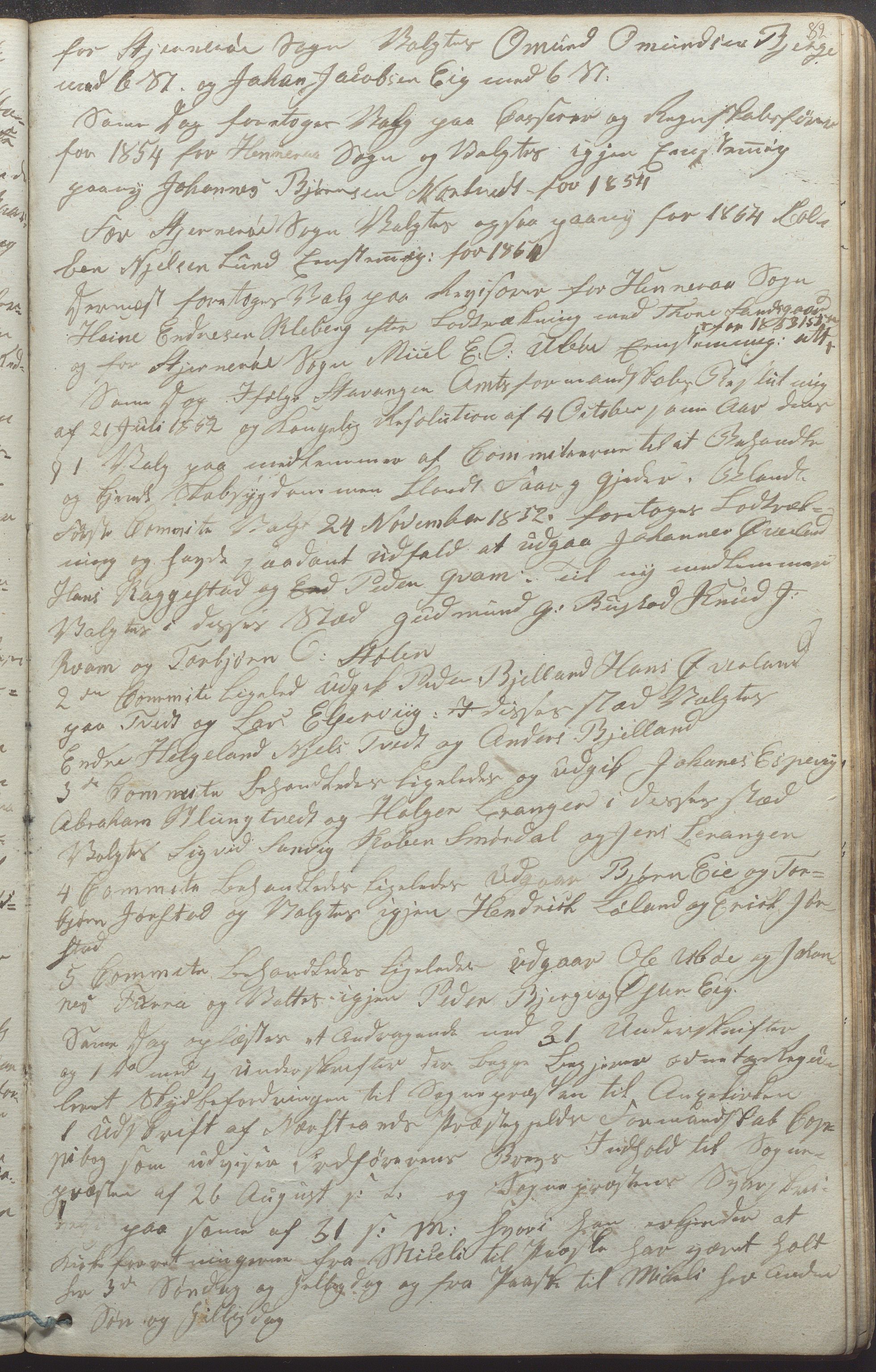 Nedstrand kommune - Formannskapet, IKAR/K-100244/A/Aa/L0001: Møtebok, 1837-1875, p. 82a