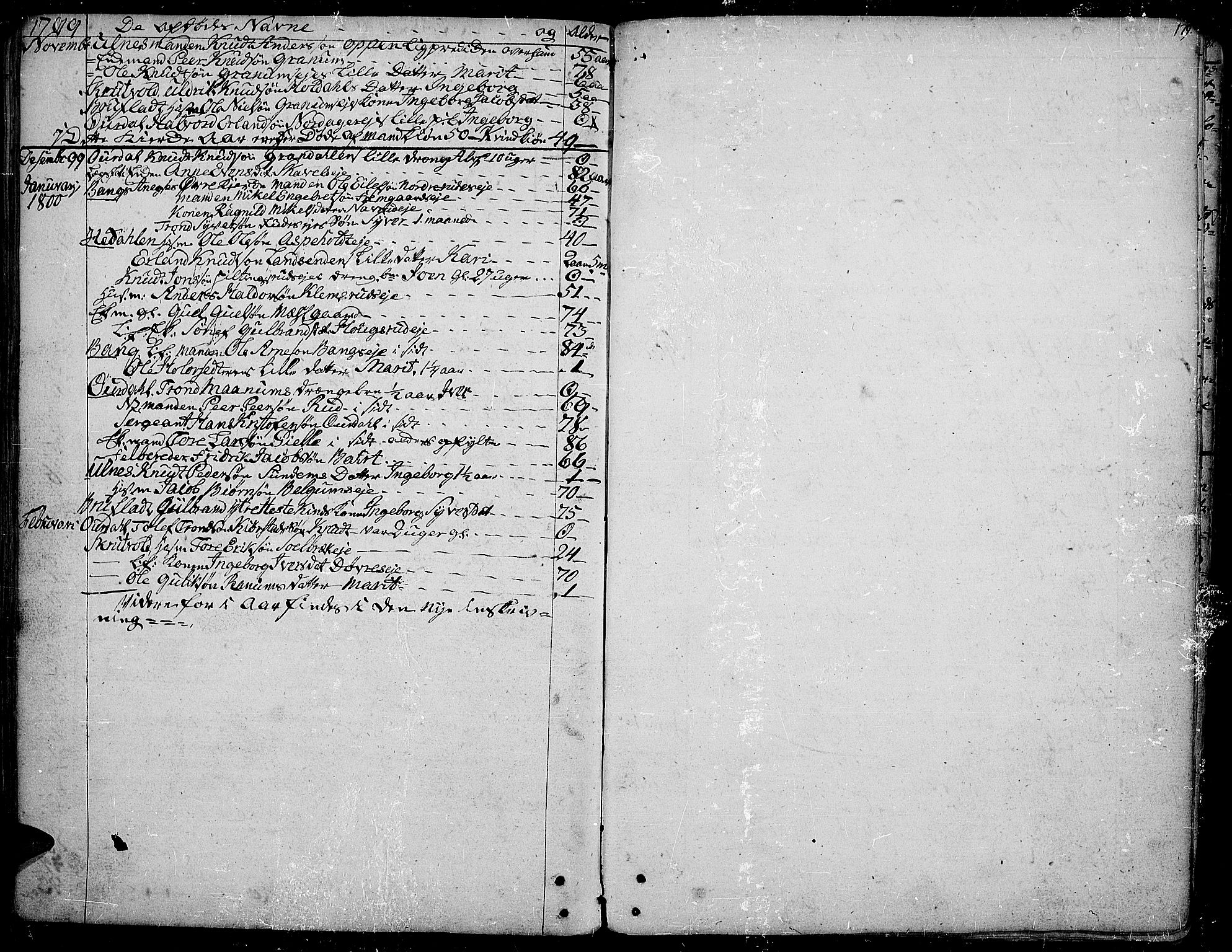 Aurdal prestekontor, SAH/PREST-126/H/Ha/Haa/L0006: Parish register (official) no. 6, 1781-1804, p. 179